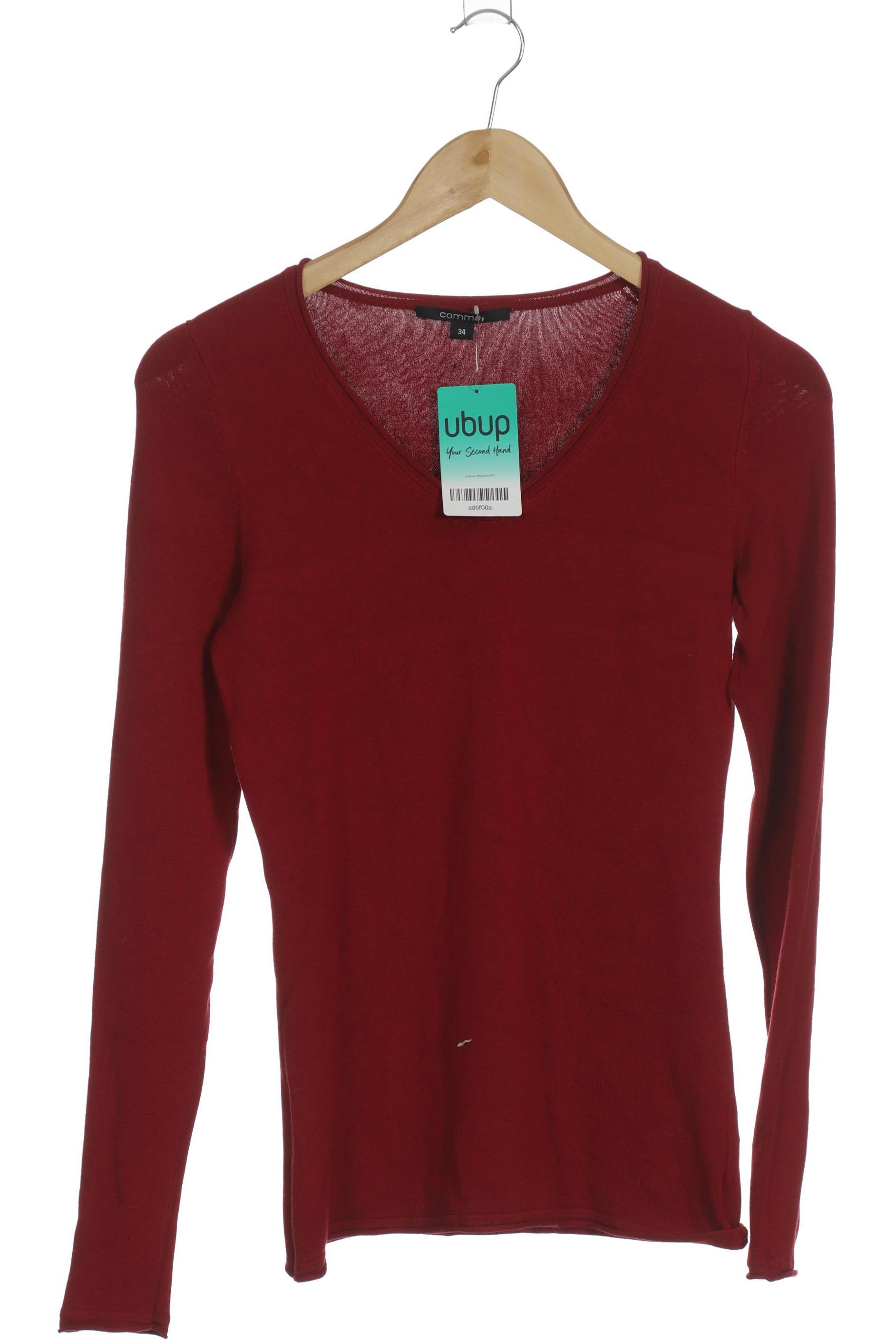 

Comma Damen Pullover, rot, Gr. 34