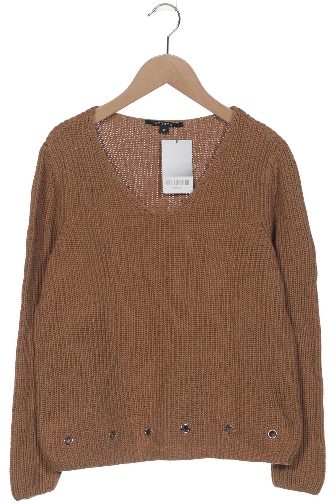 

Comma Damen Pullover, braun, Gr. 36