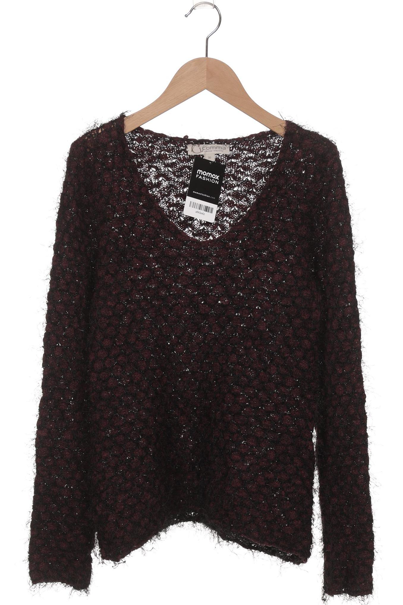 

Comma Damen Pullover, bordeaux, Gr. 36