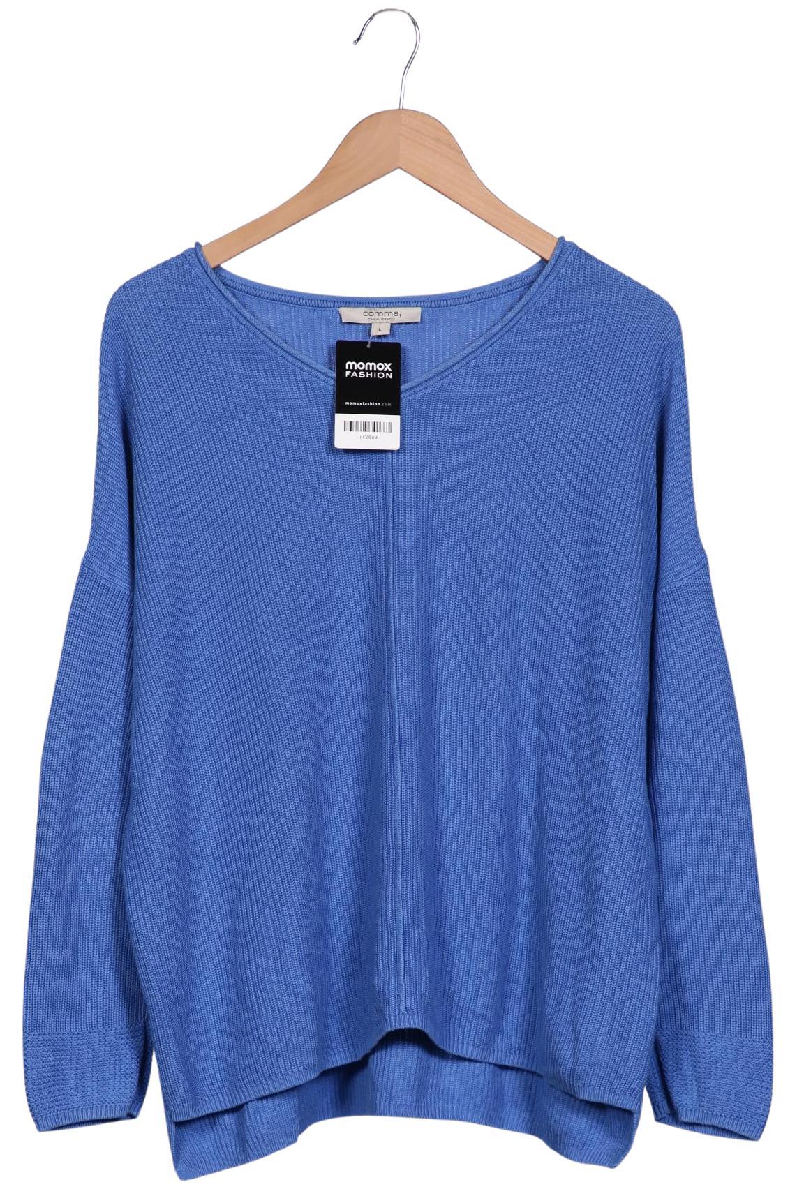 

Comma Damen Pullover, blau, Gr. 42