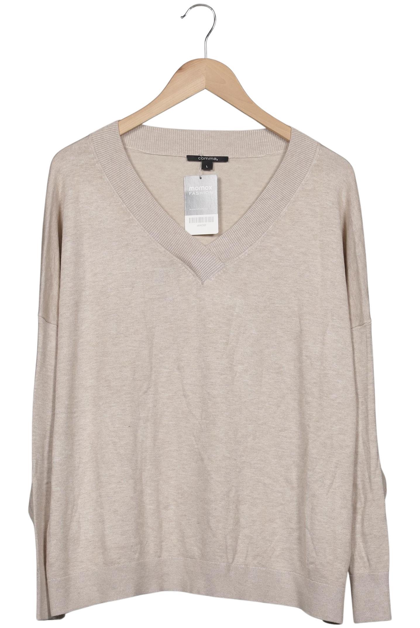 

Comma Damen Pullover, beige, Gr. 42
