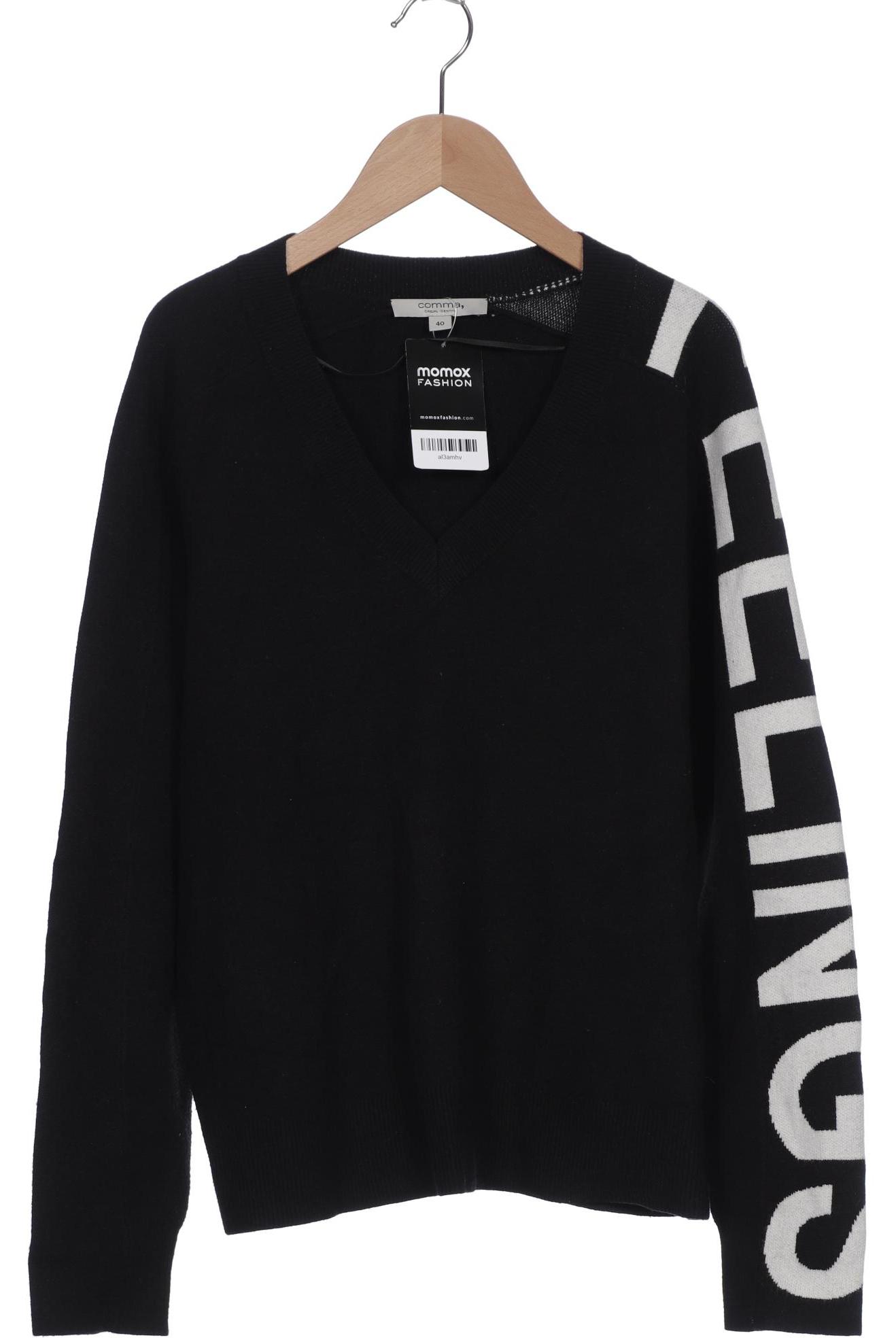 

Comma Damen Pullover, schwarz