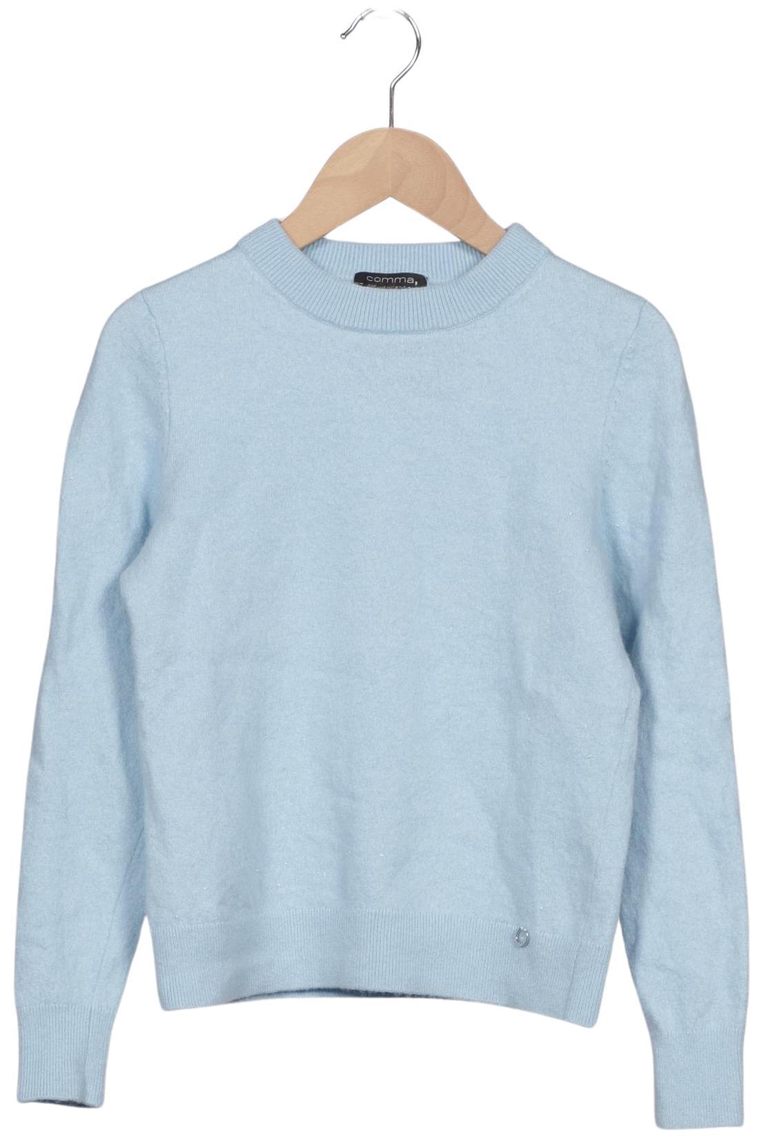 

Comma Damen Pullover, hellblau, Gr. 36