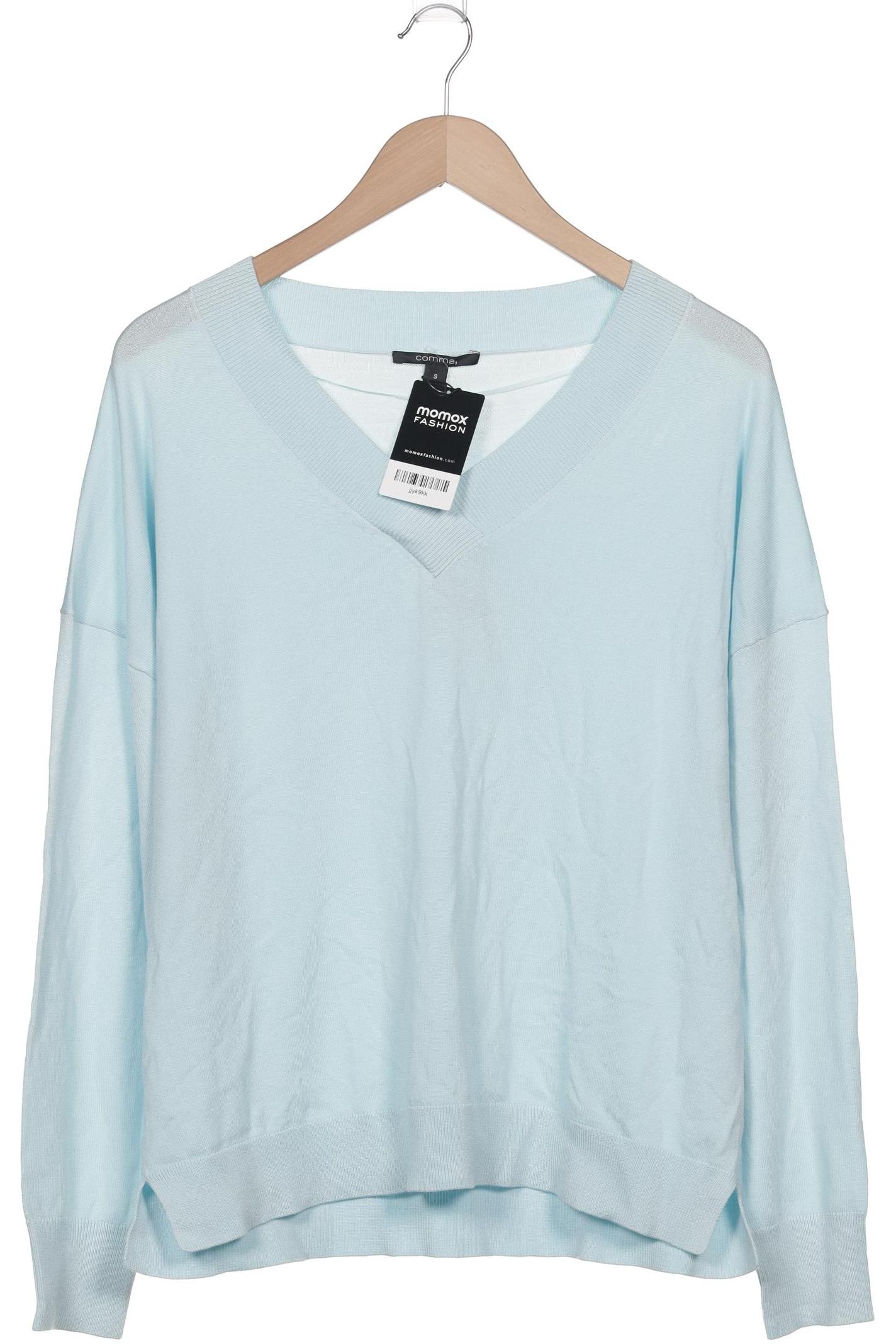 

Comma Damen Pullover, hellblau, Gr. 36