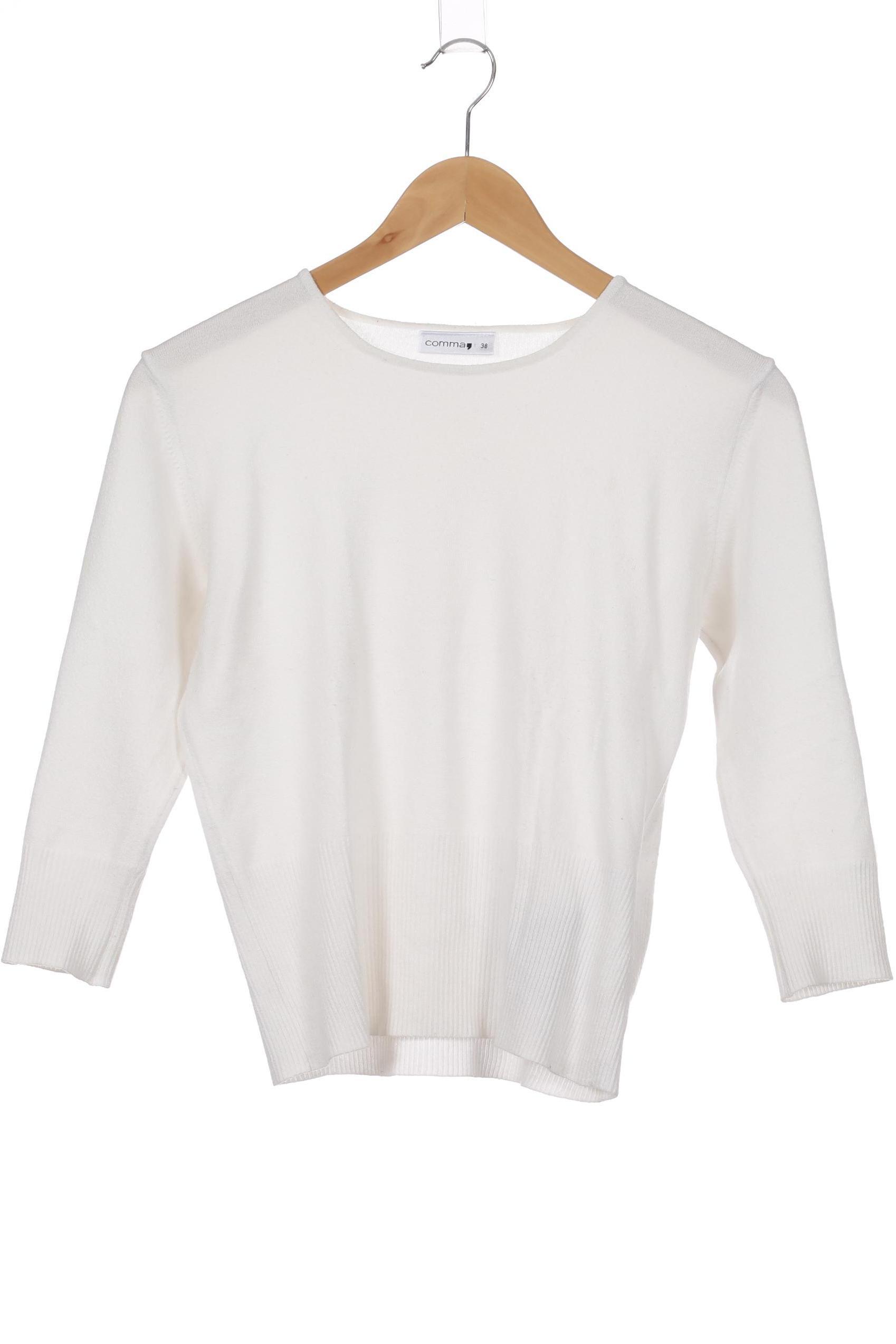 

Comma Damen Pullover, weiß, Gr. 38