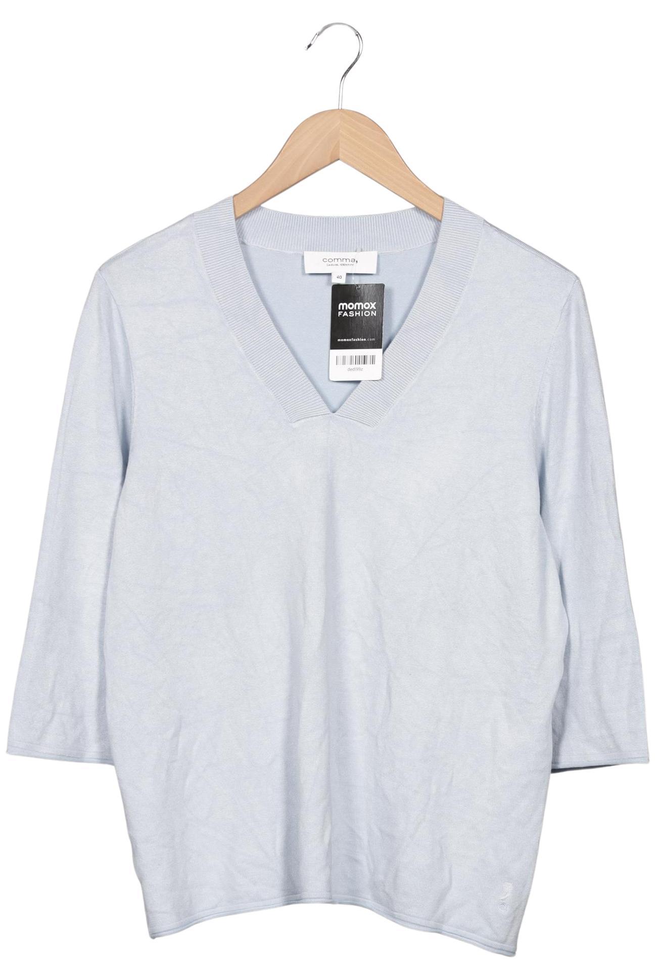 

Comma Damen Pullover, hellblau, Gr. 40