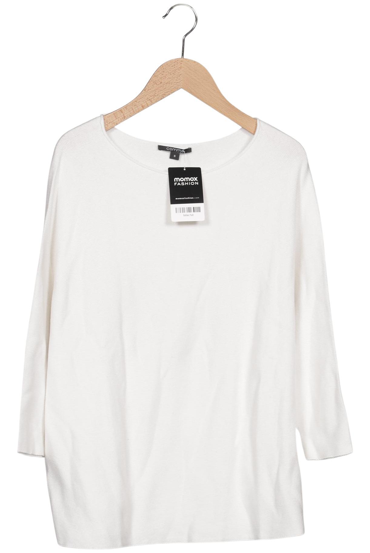 

Comma Damen Pullover, weiß, Gr. 36