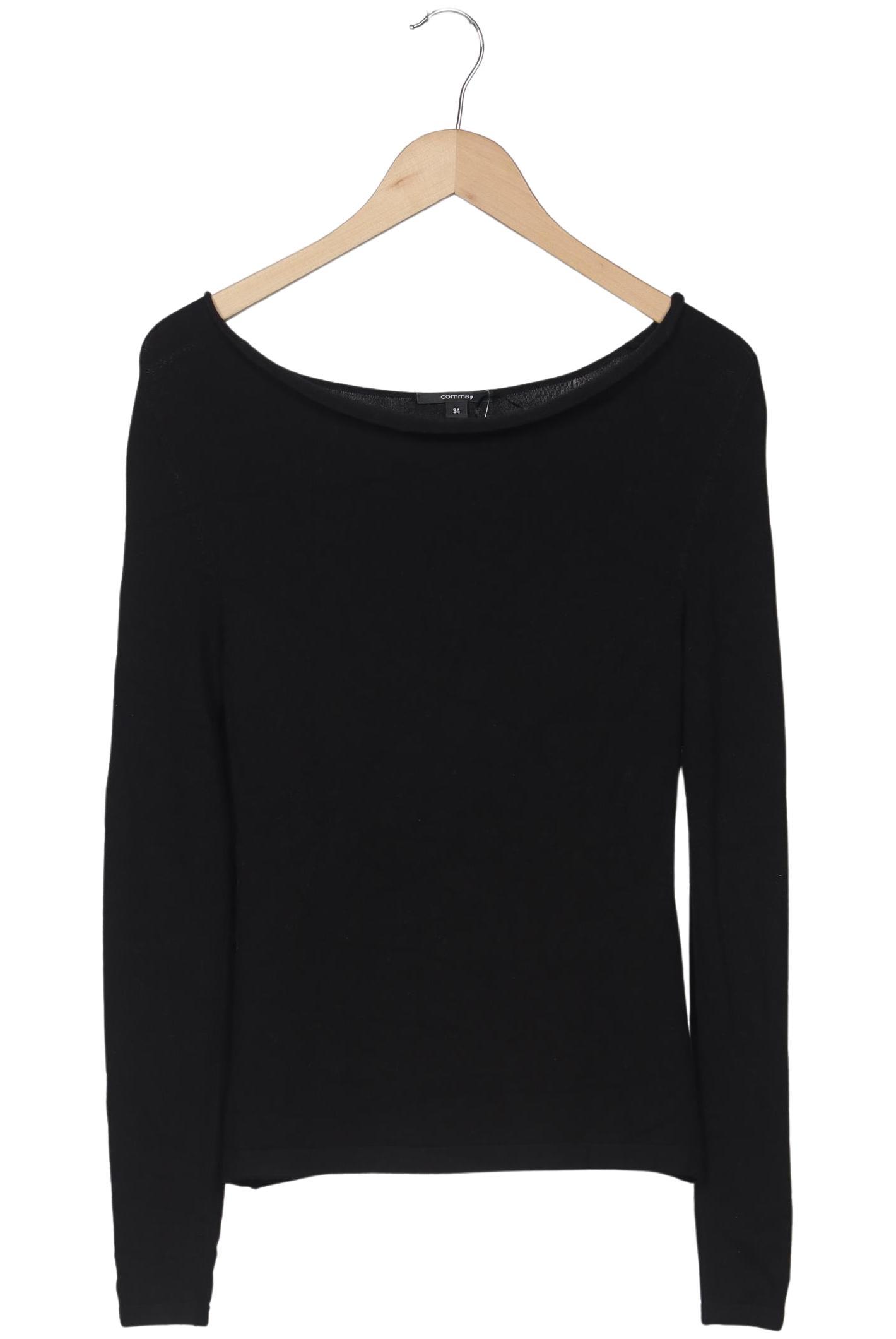 

Comma Damen Pullover, schwarz, Gr. 34