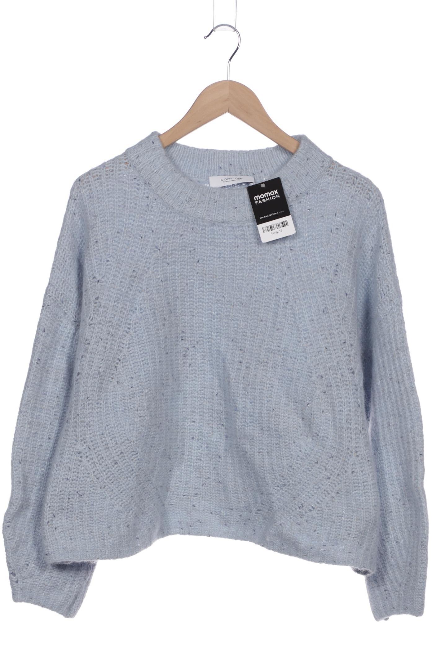 

Comma Damen Pullover, hellblau, Gr. 38