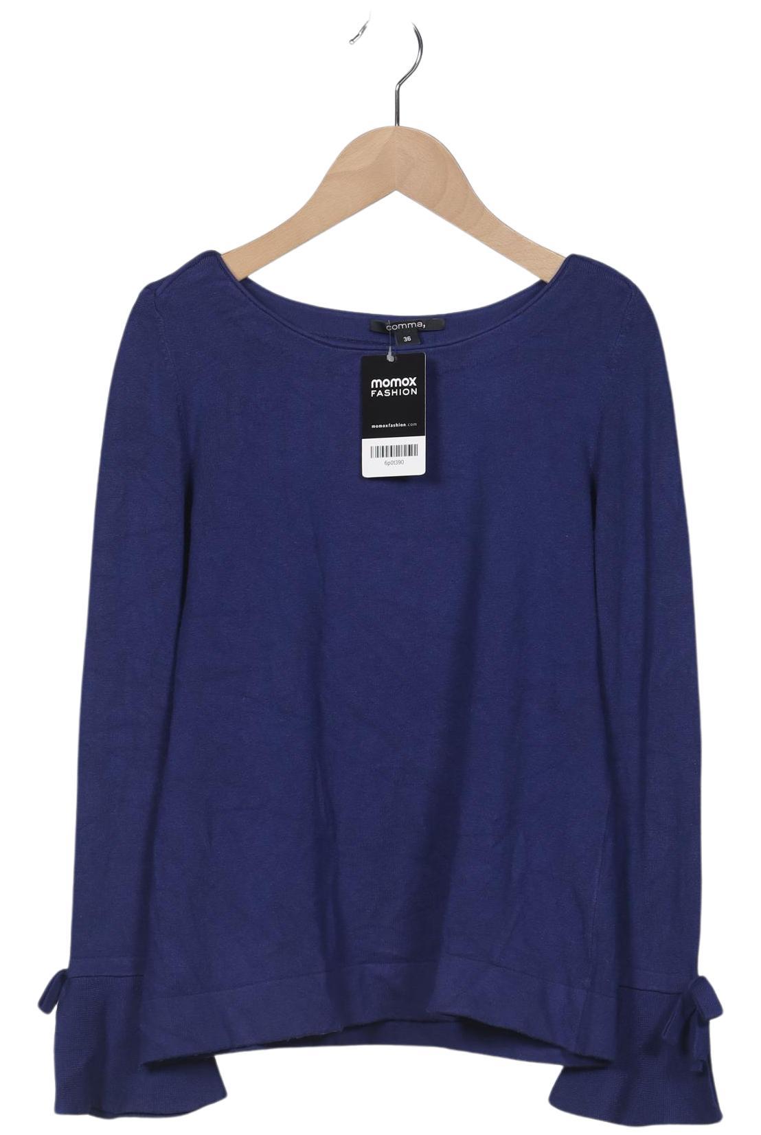 

Comma Damen Pullover, marineblau, Gr. 36