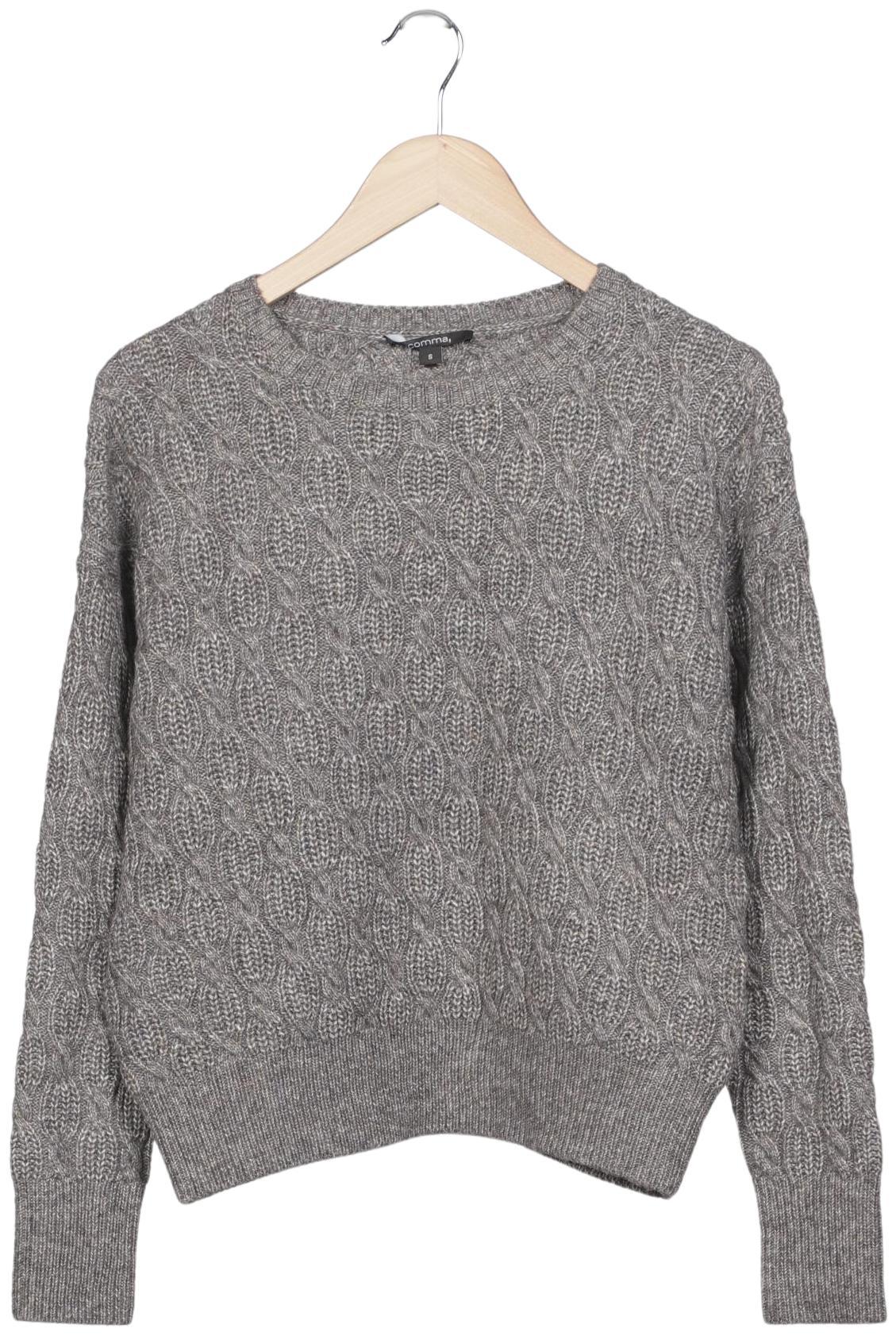 

Comma Damen Pullover, grau, Gr. 36