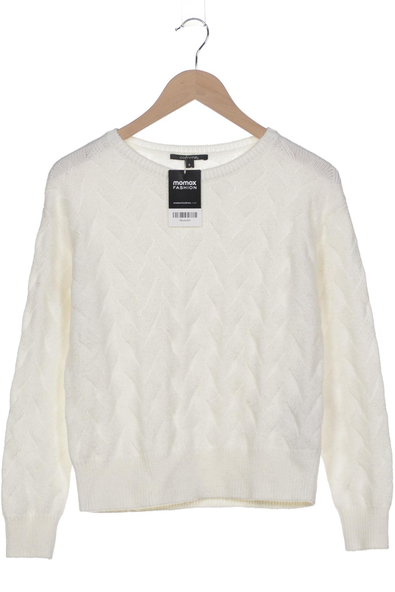 

Comma Damen Pullover, cremeweiß, Gr. 36