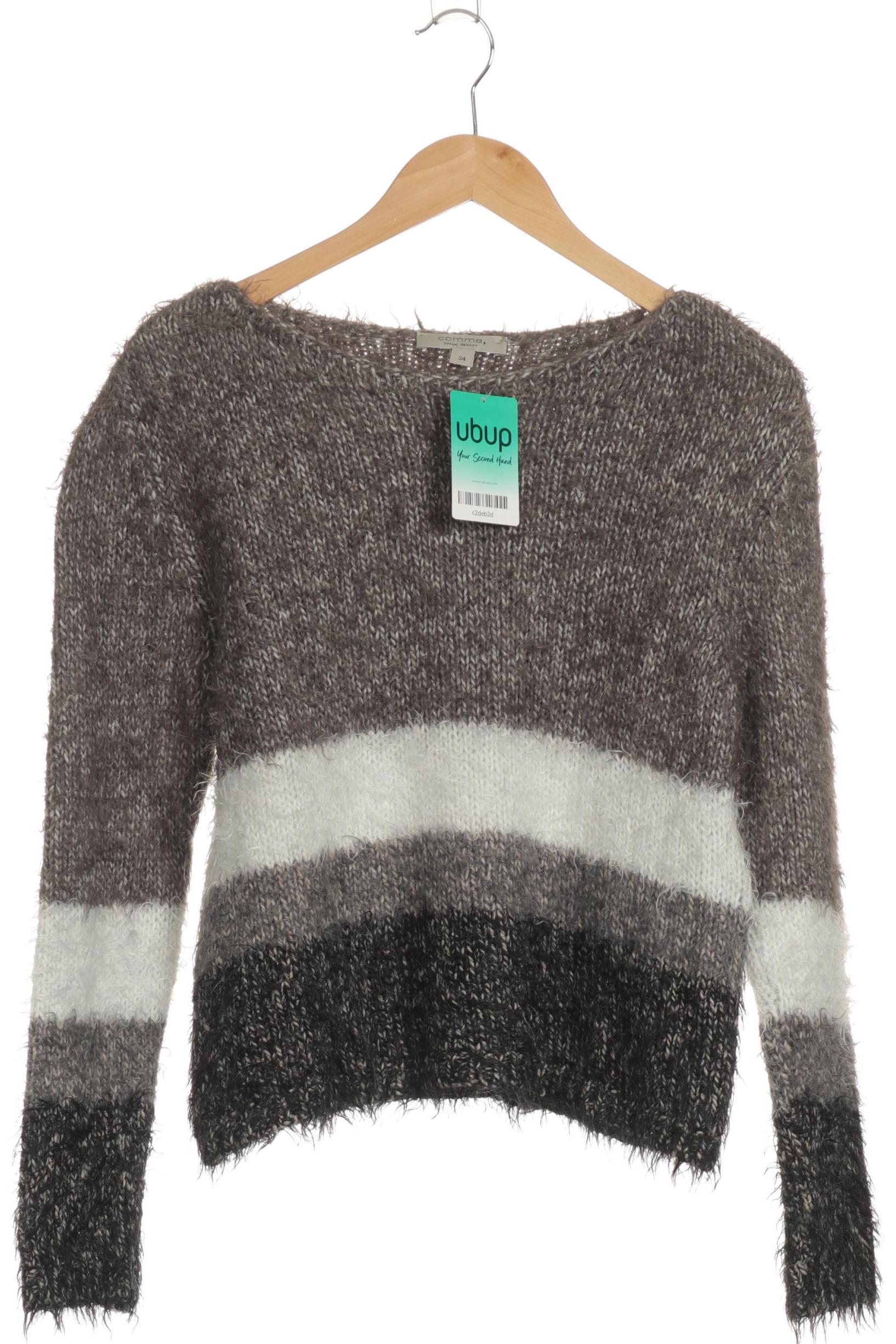 

Comma Damen Pullover, grau, Gr. 34