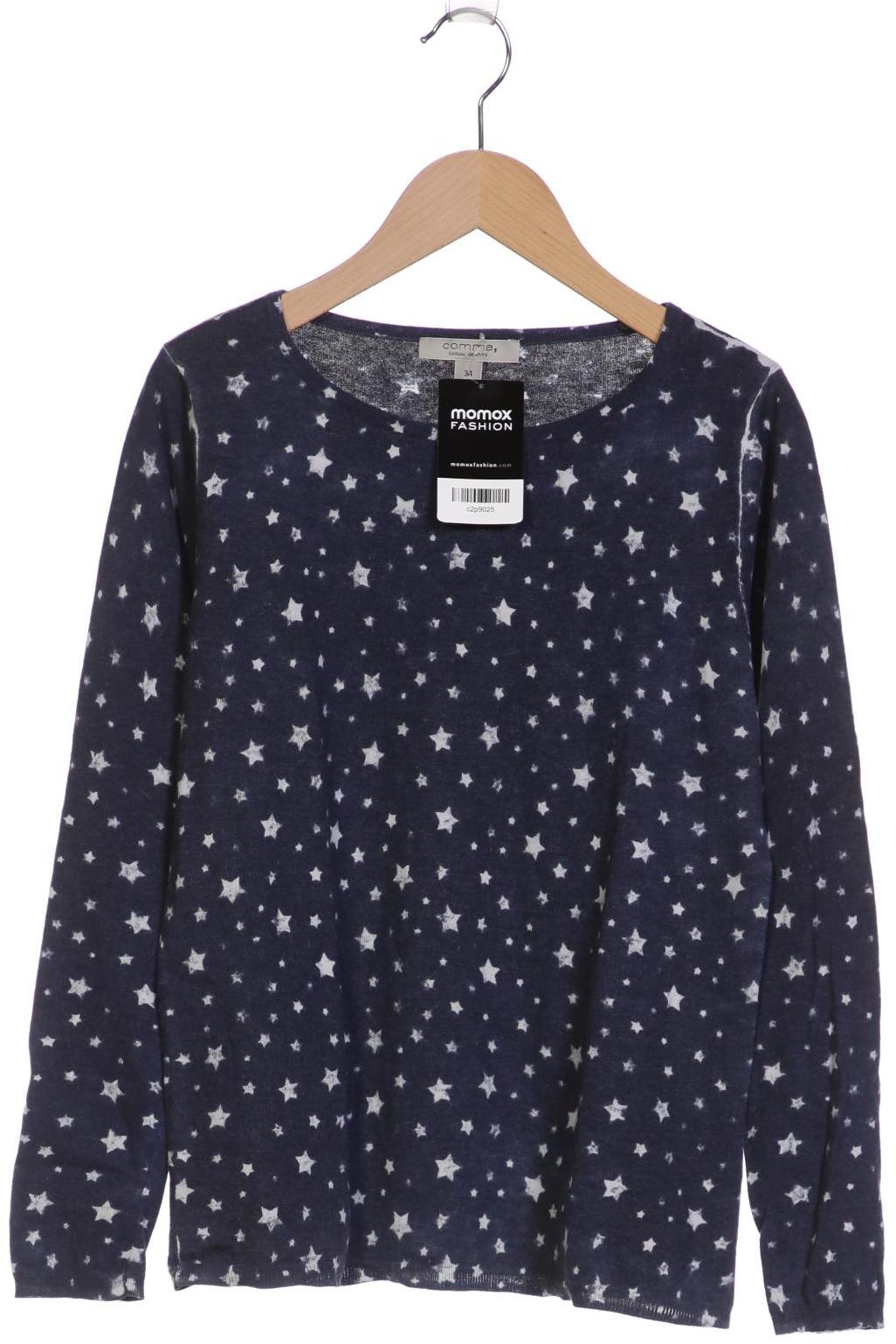 

Comma Damen Pullover, marineblau, Gr. 34