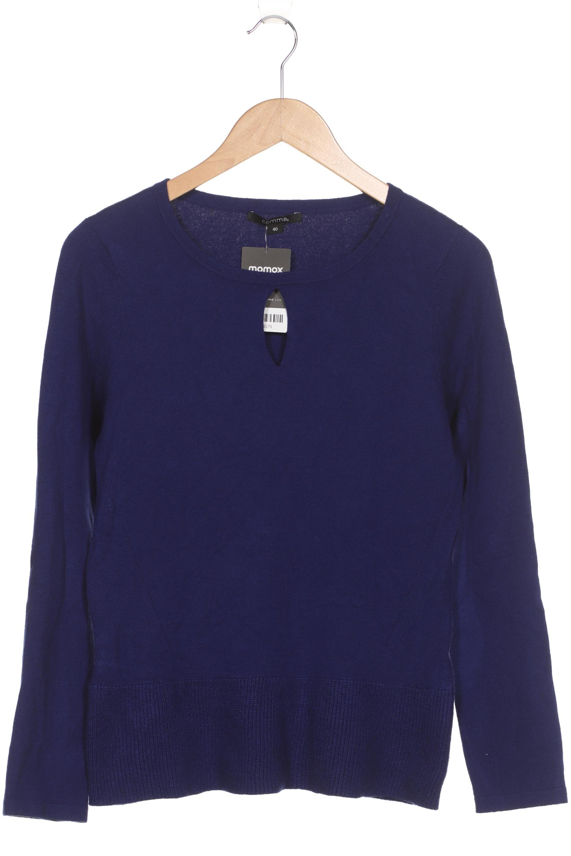 

Comma Damen Pullover, blau, Gr. 40