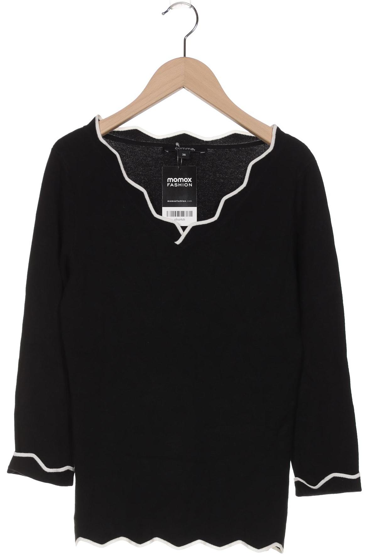 

Comma Damen Pullover, schwarz, Gr. 36