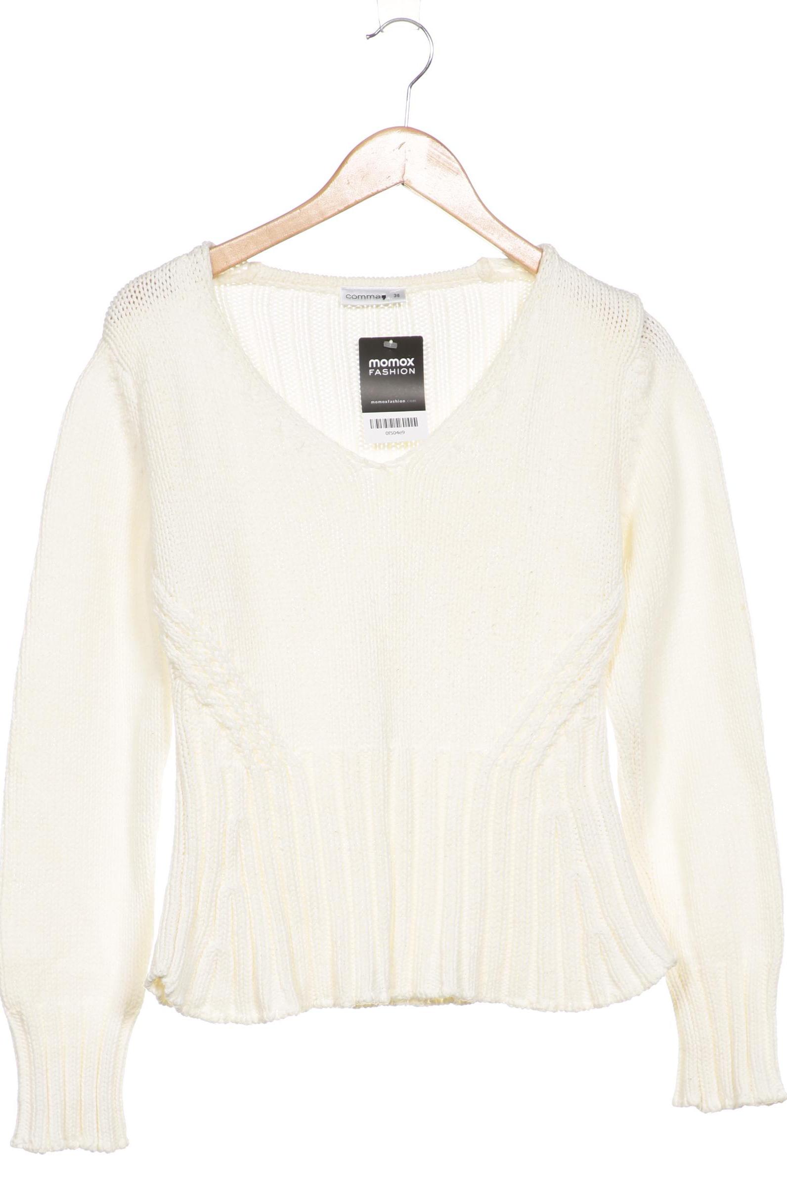 

Comma Damen Pullover, weiß