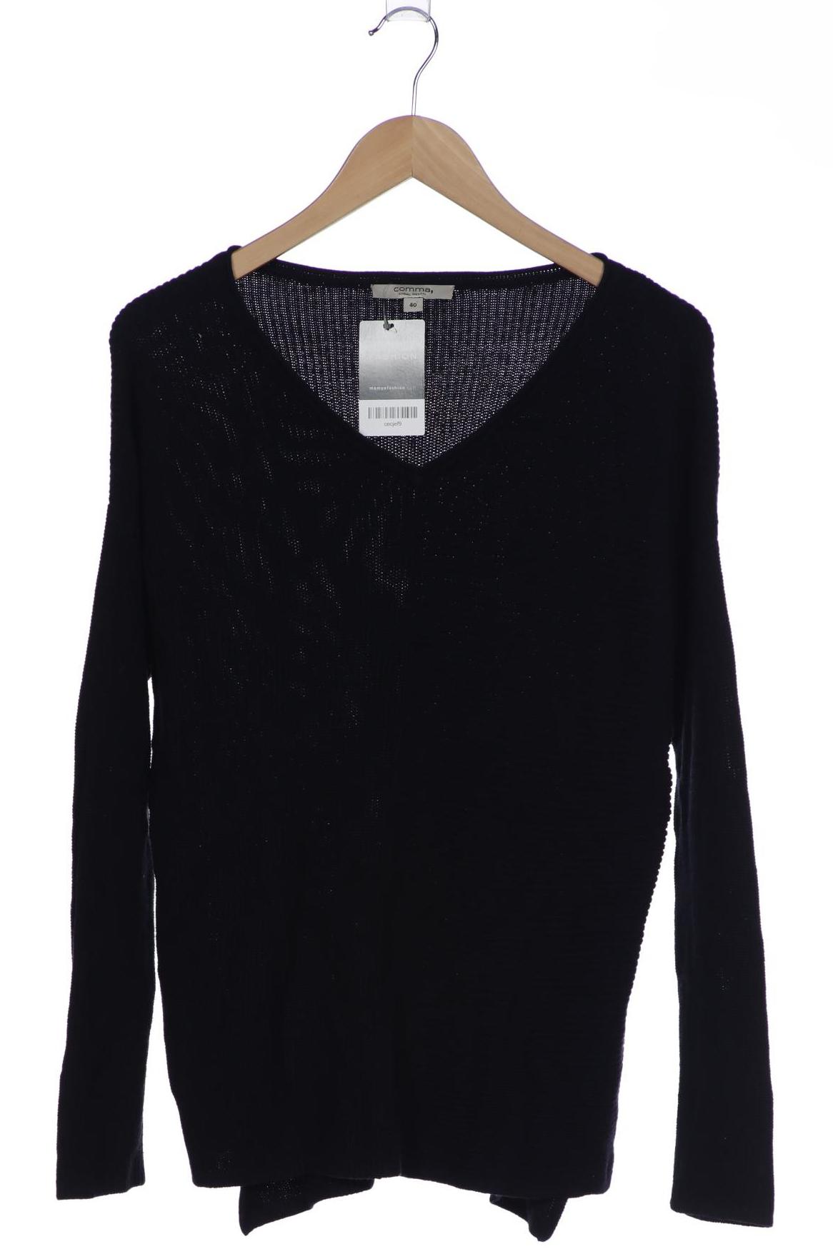 

Comma Damen Pullover, marineblau, Gr. 40