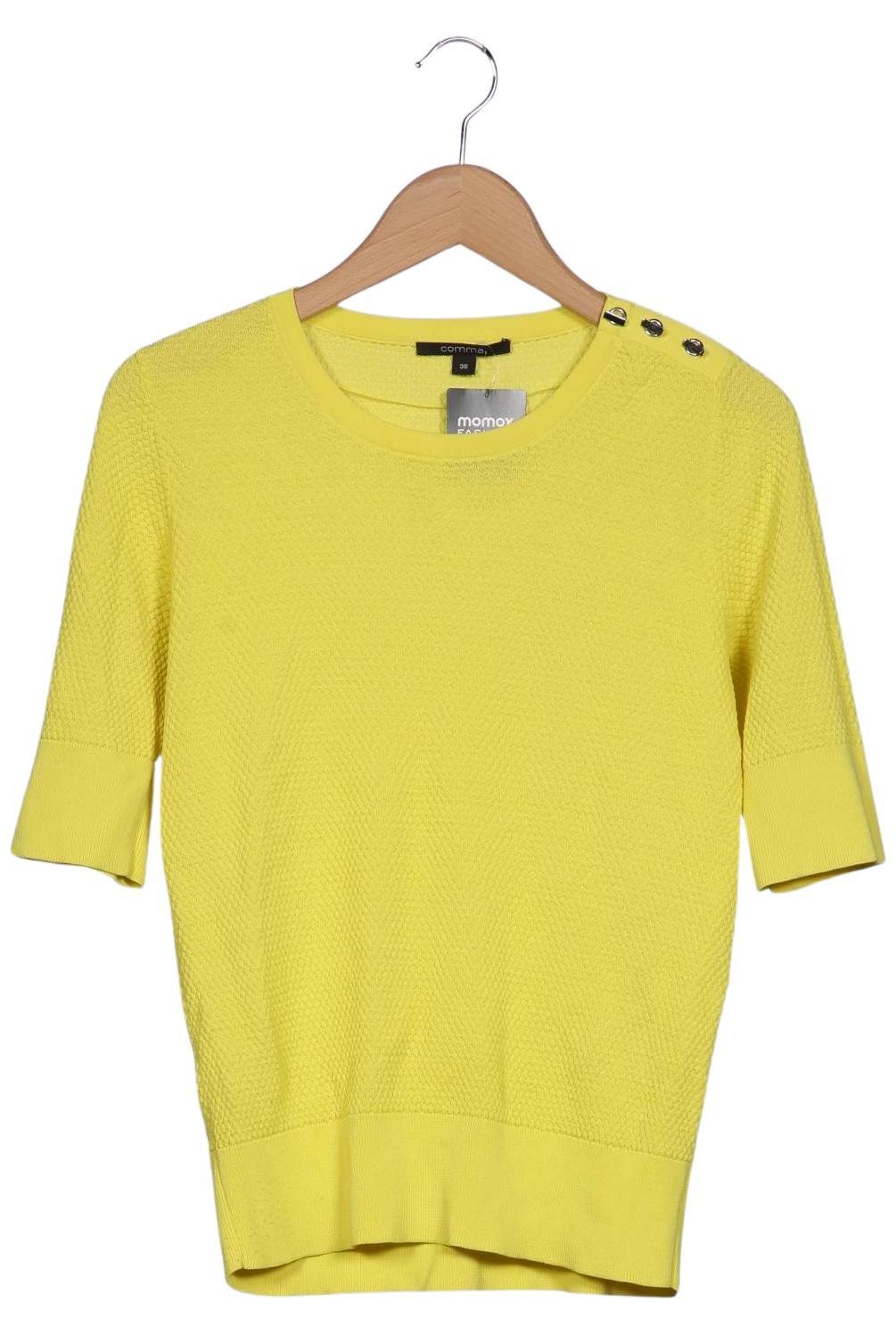 

Comma Damen Pullover, gelb, Gr. 36