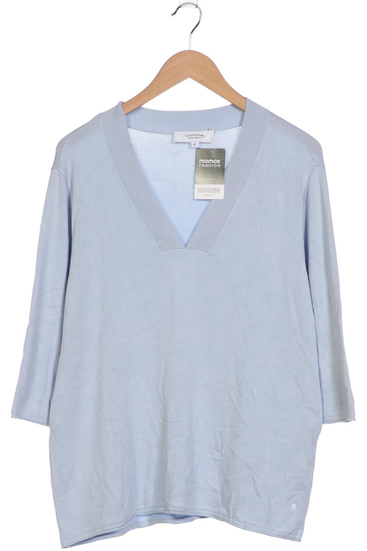 

Comma Damen Pullover, hellblau, Gr. 44
