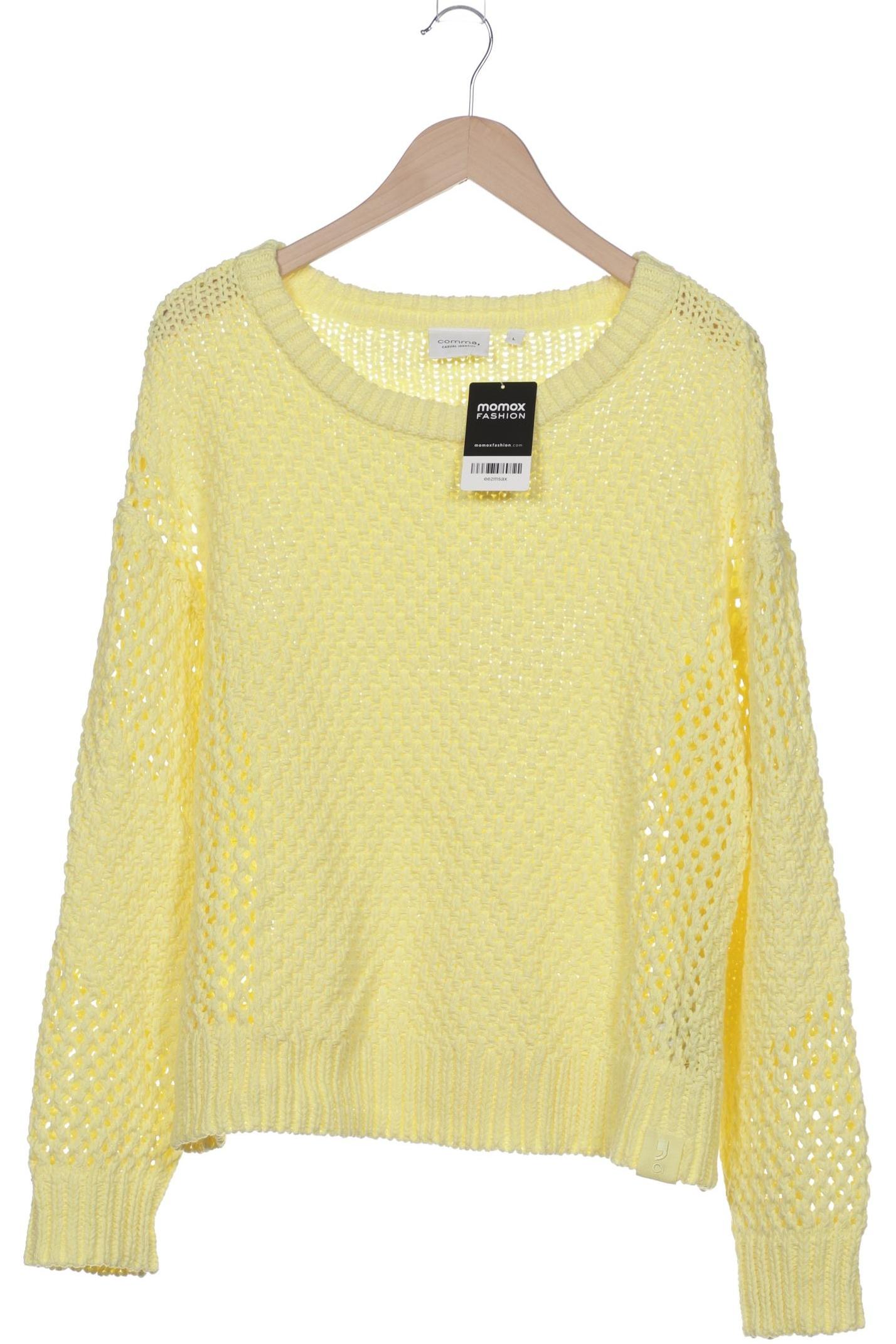 

Comma Damen Pullover, gelb, Gr. 42