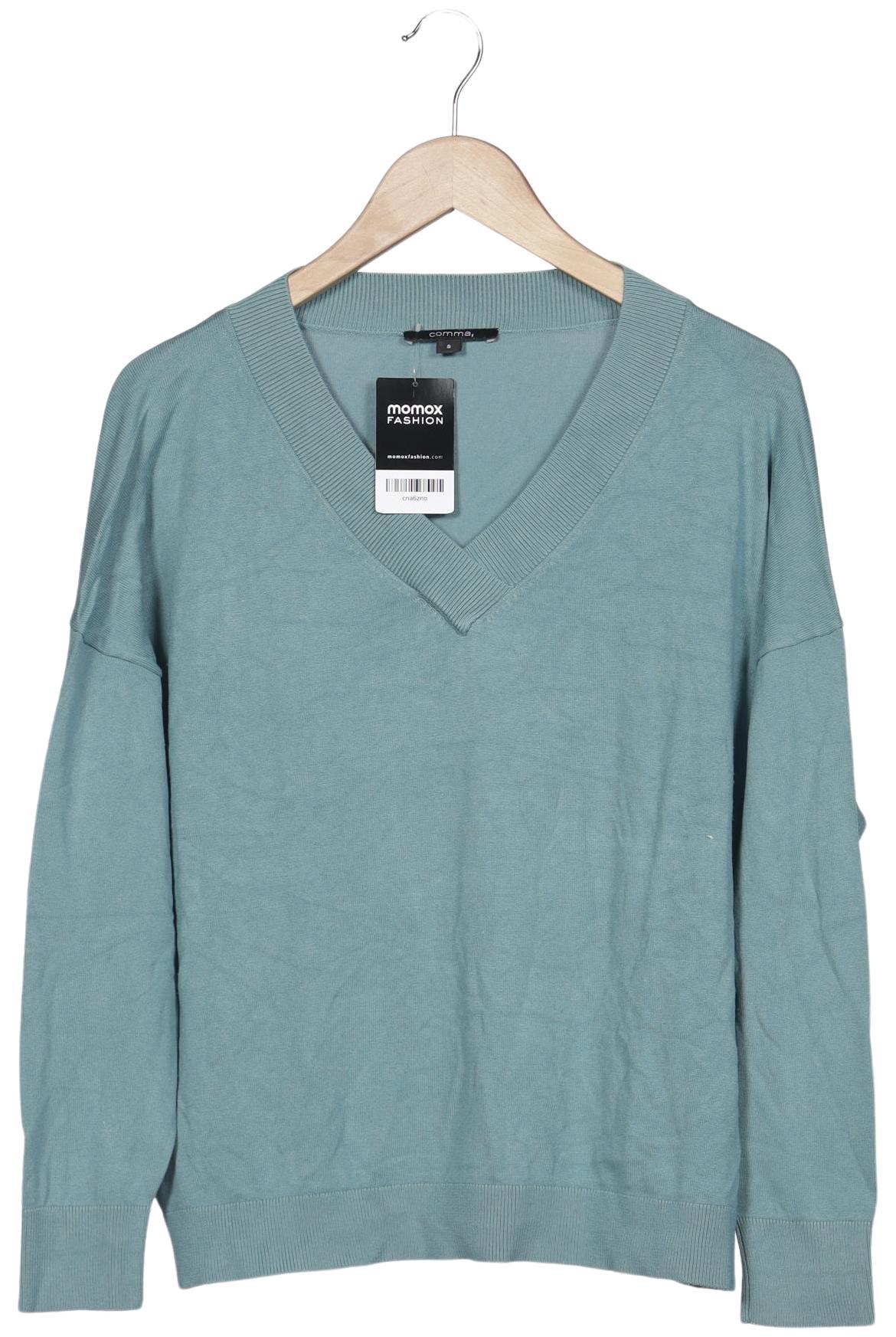 

Comma Damen Pullover, blau, Gr. 36