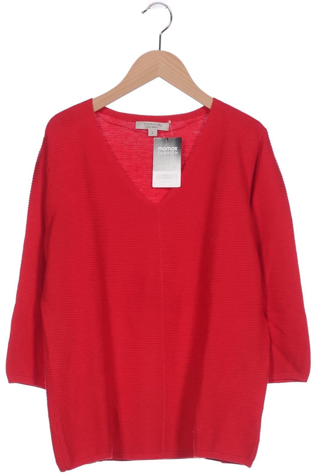

Comma Damen Pullover, rot, Gr. 42