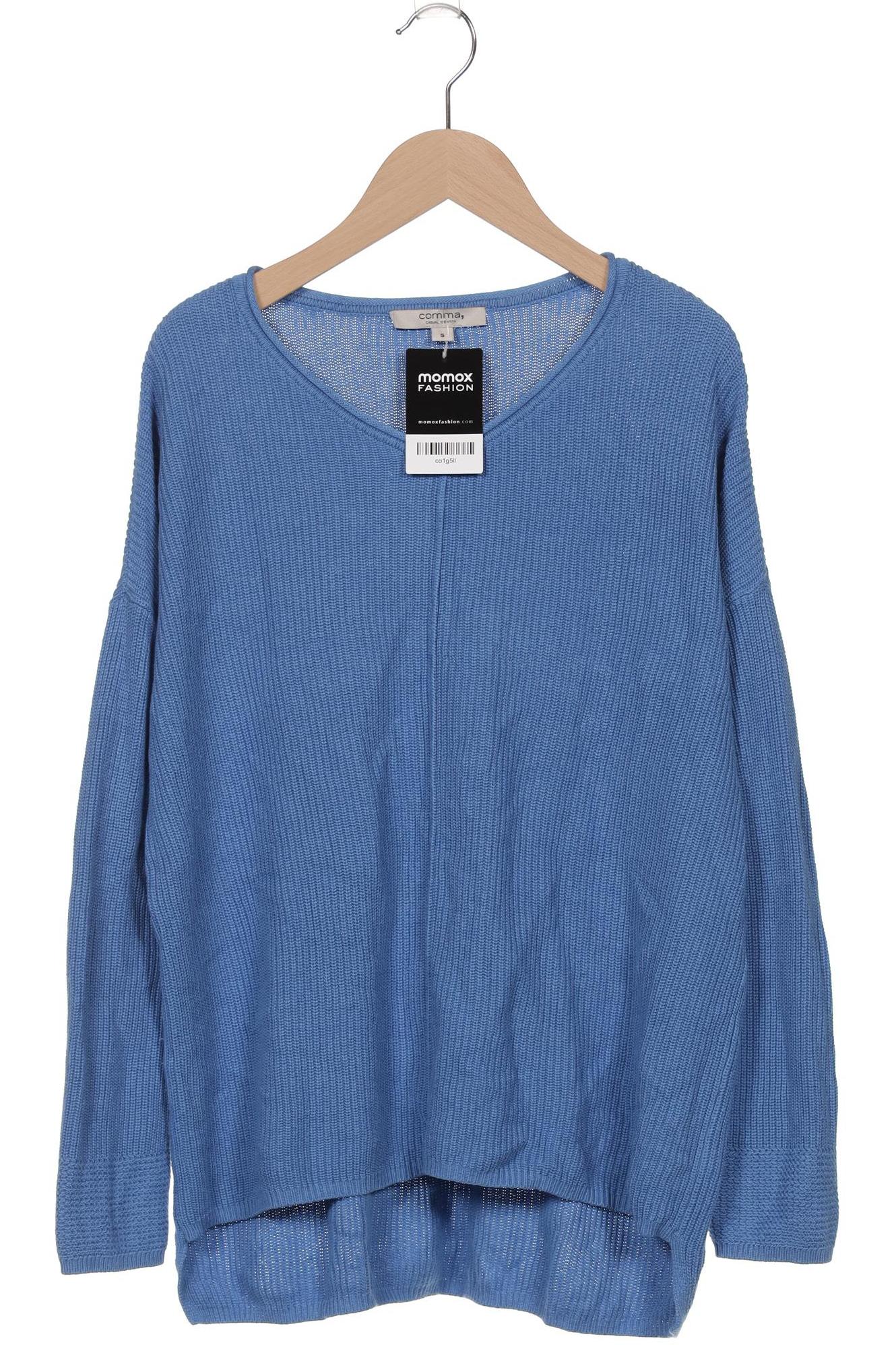 

Comma Damen Pullover, blau, Gr. 36