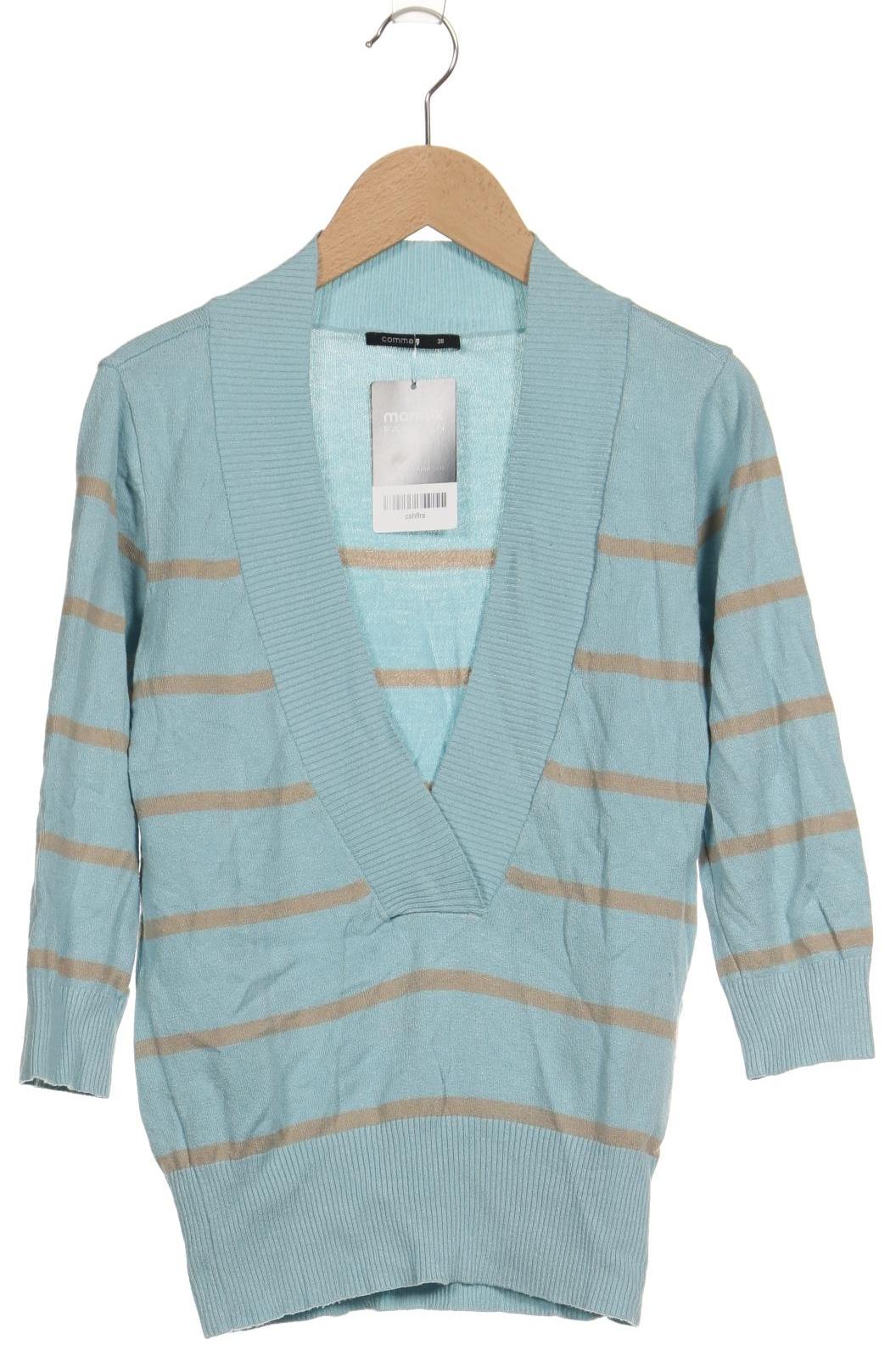 

Comma Damen Pullover, blau, Gr. 38