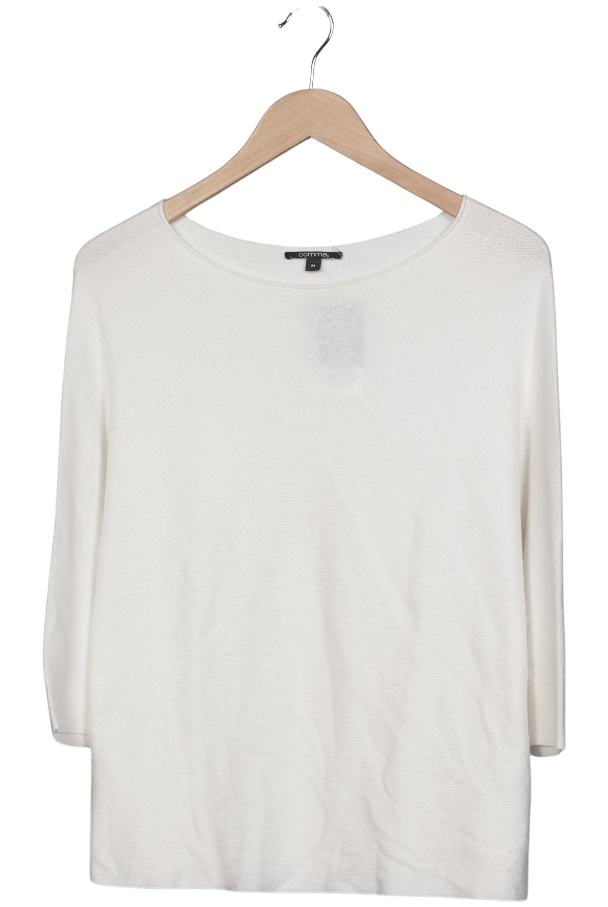 

Comma Damen Pullover, weiß, Gr. 38