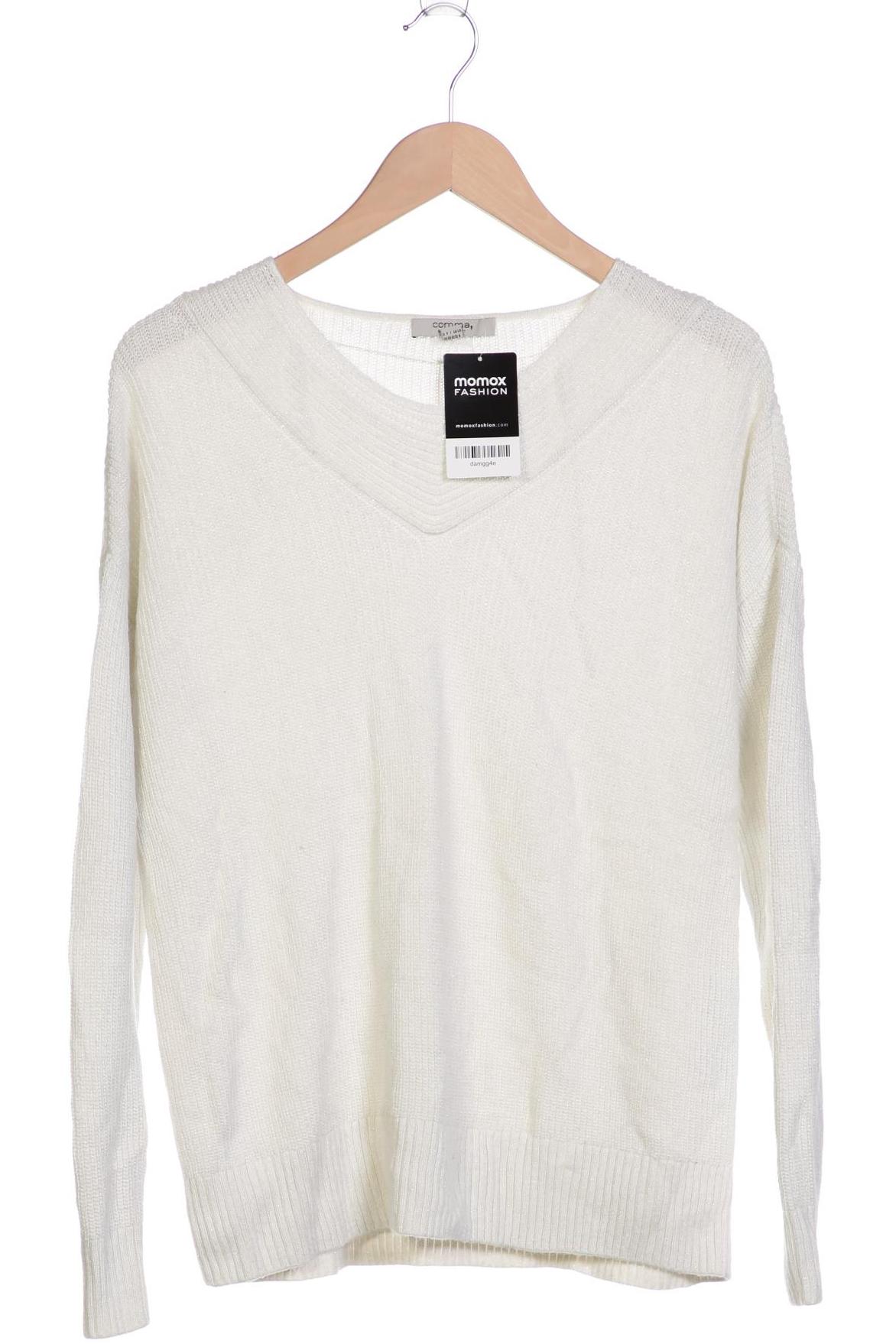 

Comma Damen Pullover, weiß