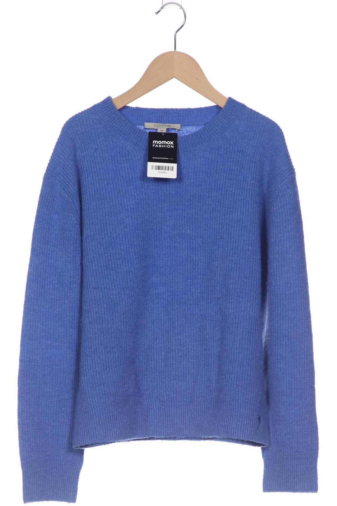 

Comma Damen Pullover, blau, Gr. 36