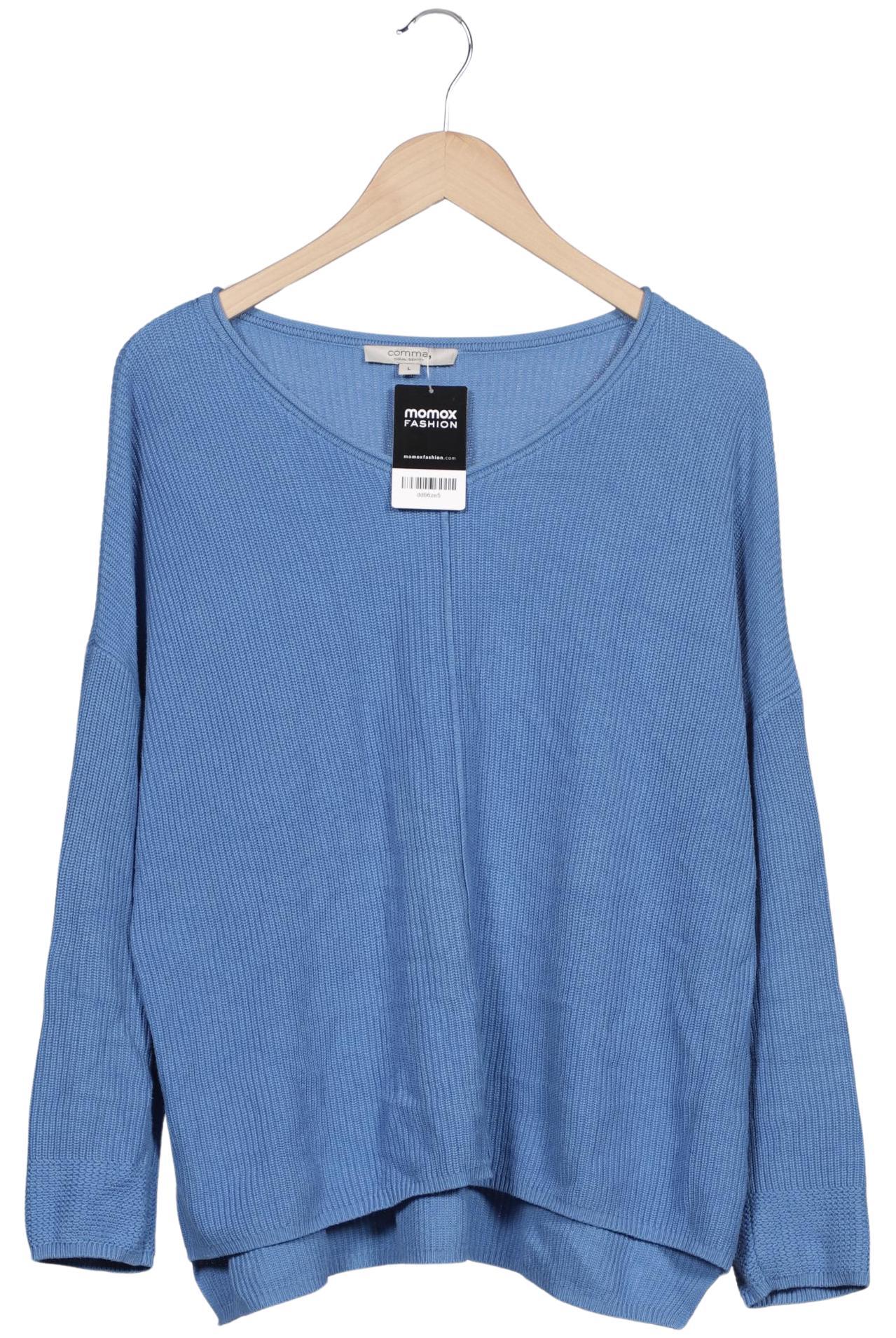 

Comma Damen Pullover, blau, Gr. 42