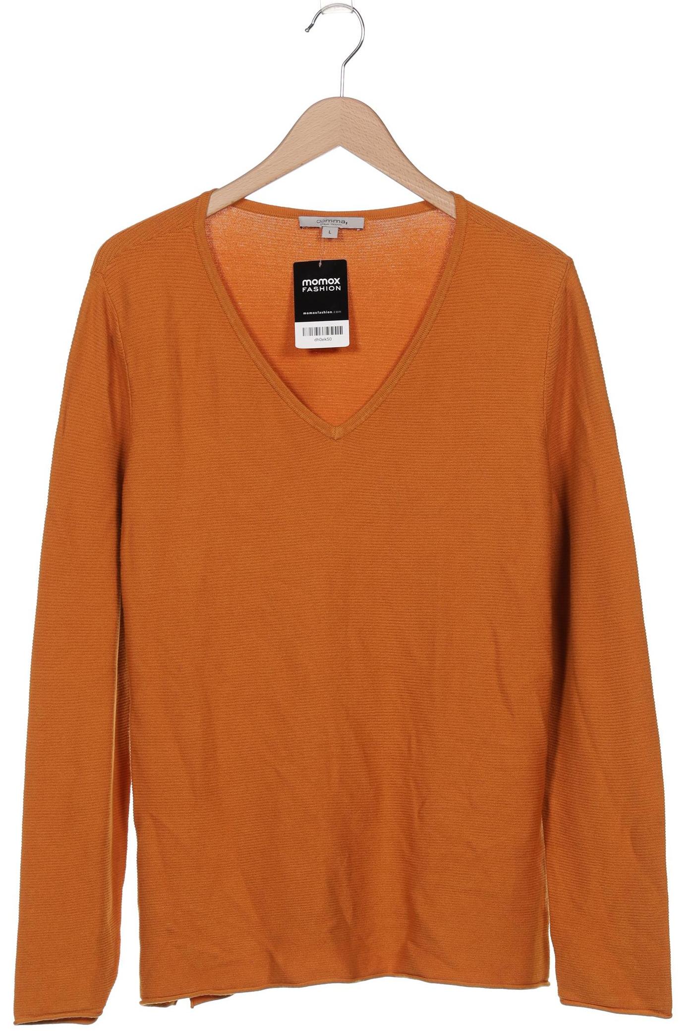 

Comma Damen Pullover, orange, Gr. 42