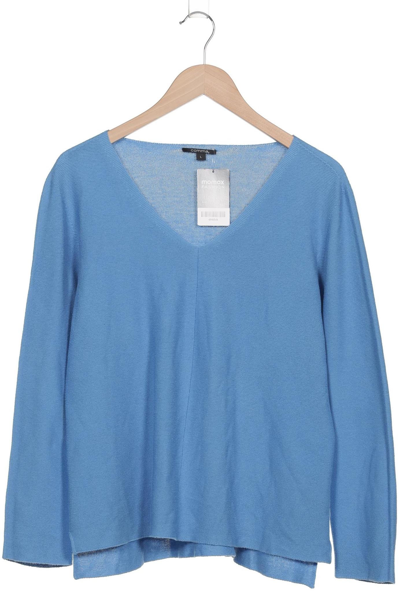 

Comma Damen Pullover, blau, Gr. 42