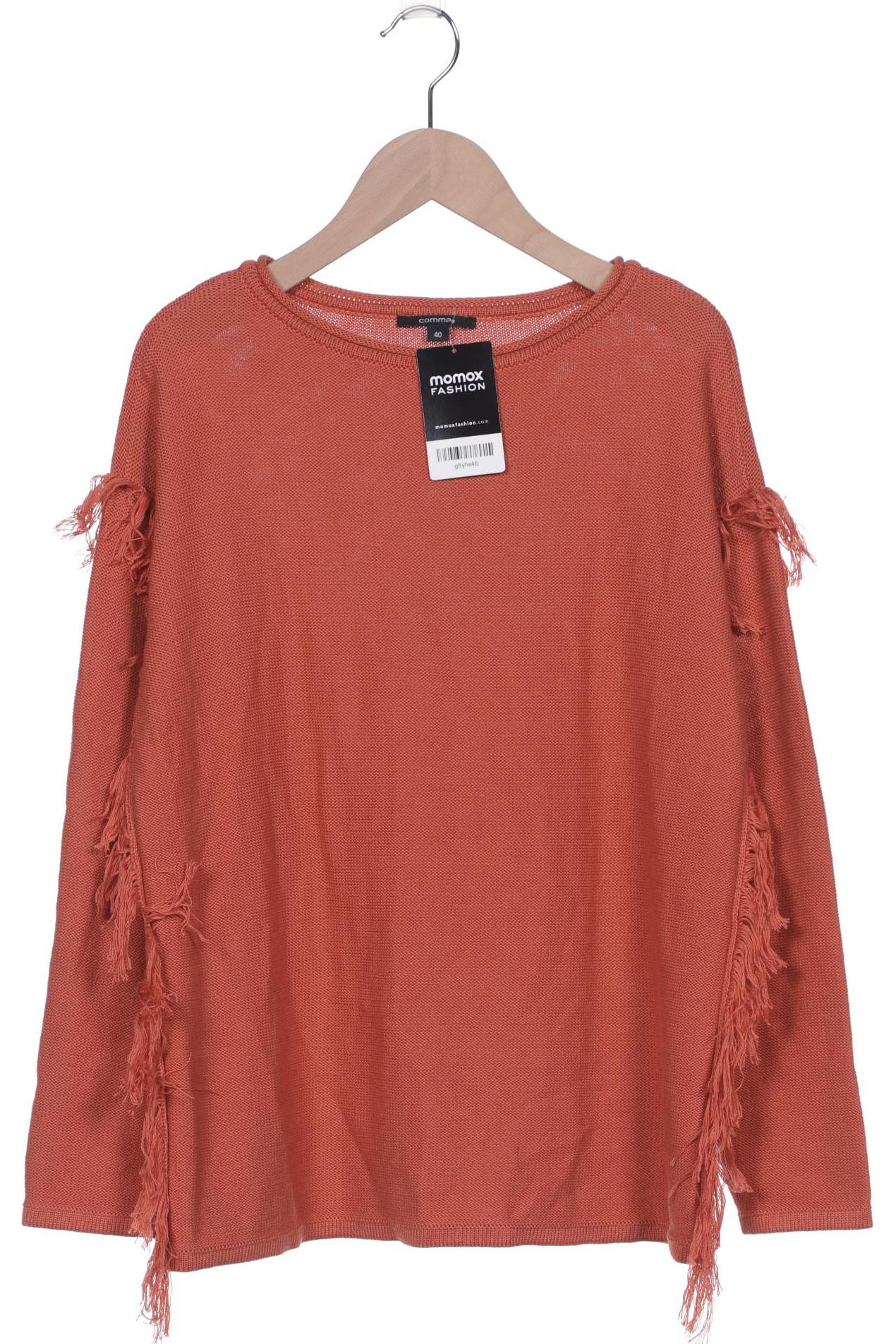 

Comma Damen Pullover, orange, Gr. 40