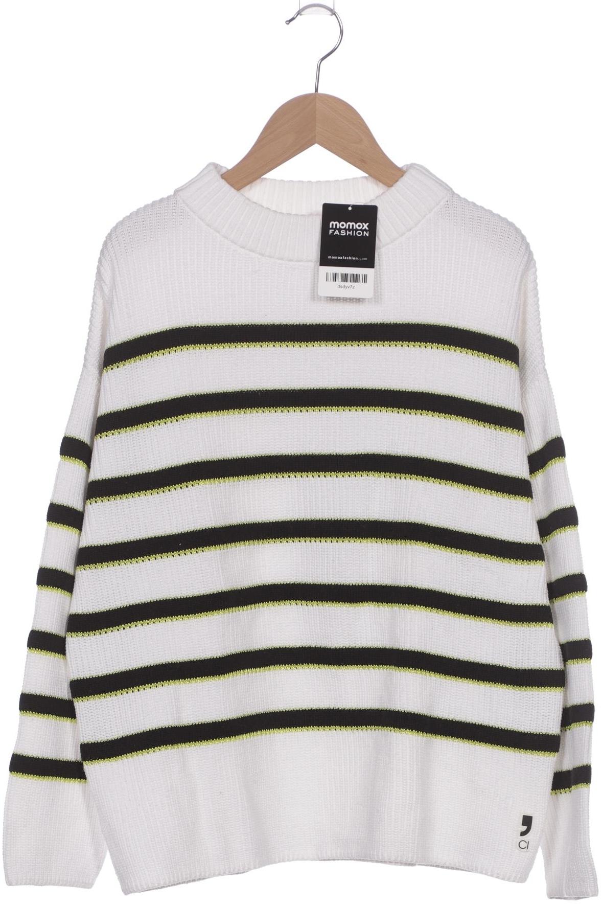 

Comma Damen Pullover, weiß, Gr. 34