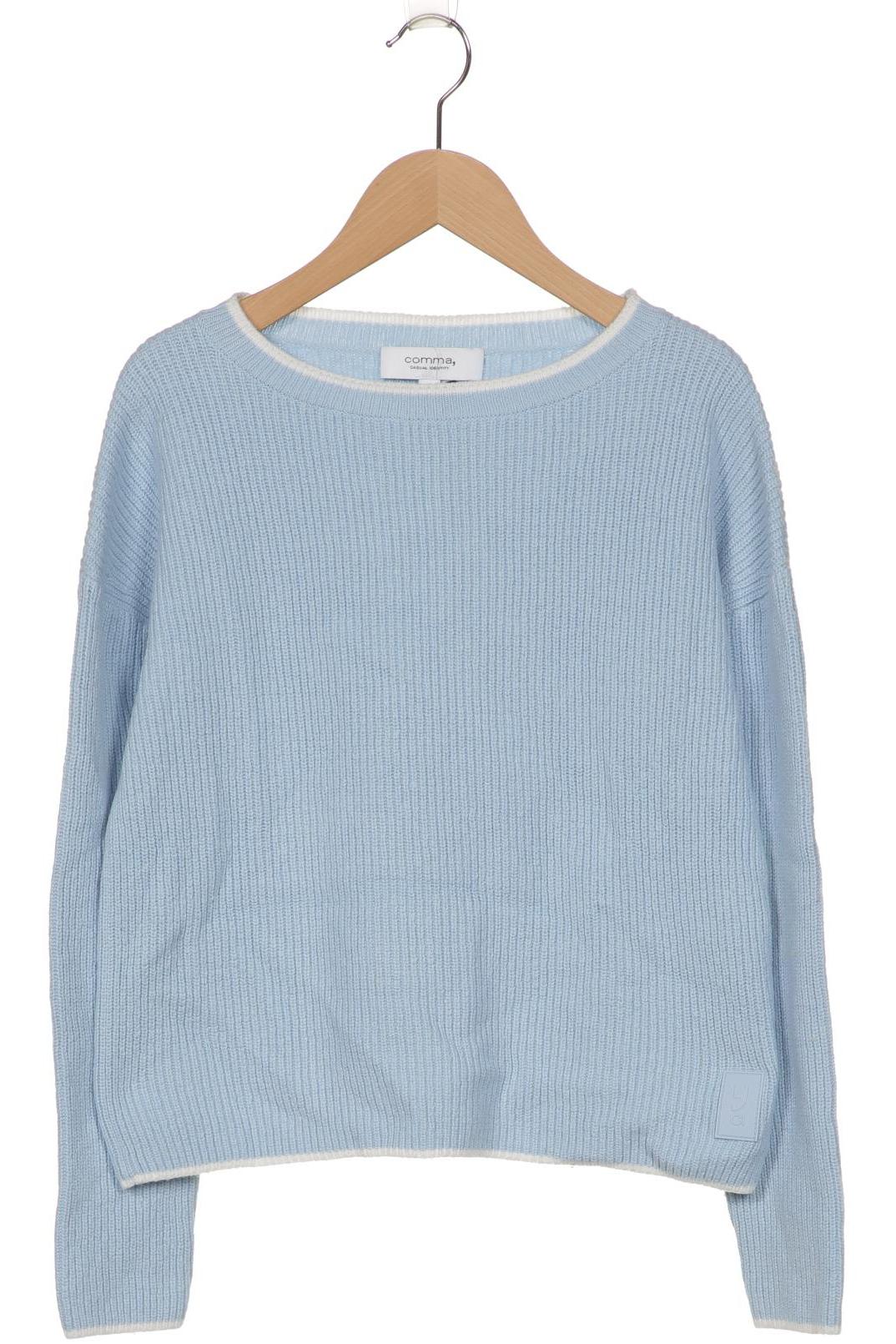 

Comma Damen Pullover, blau