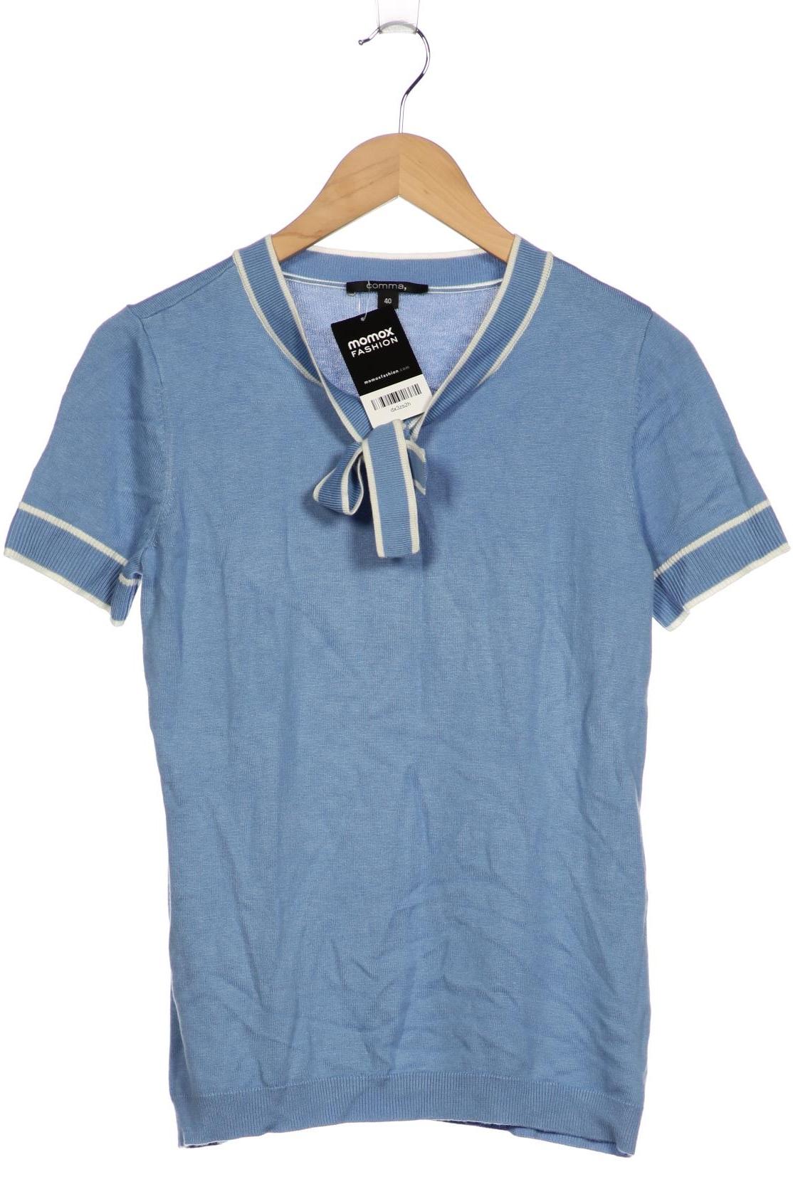 

Comma Damen Pullover, blau, Gr. 40