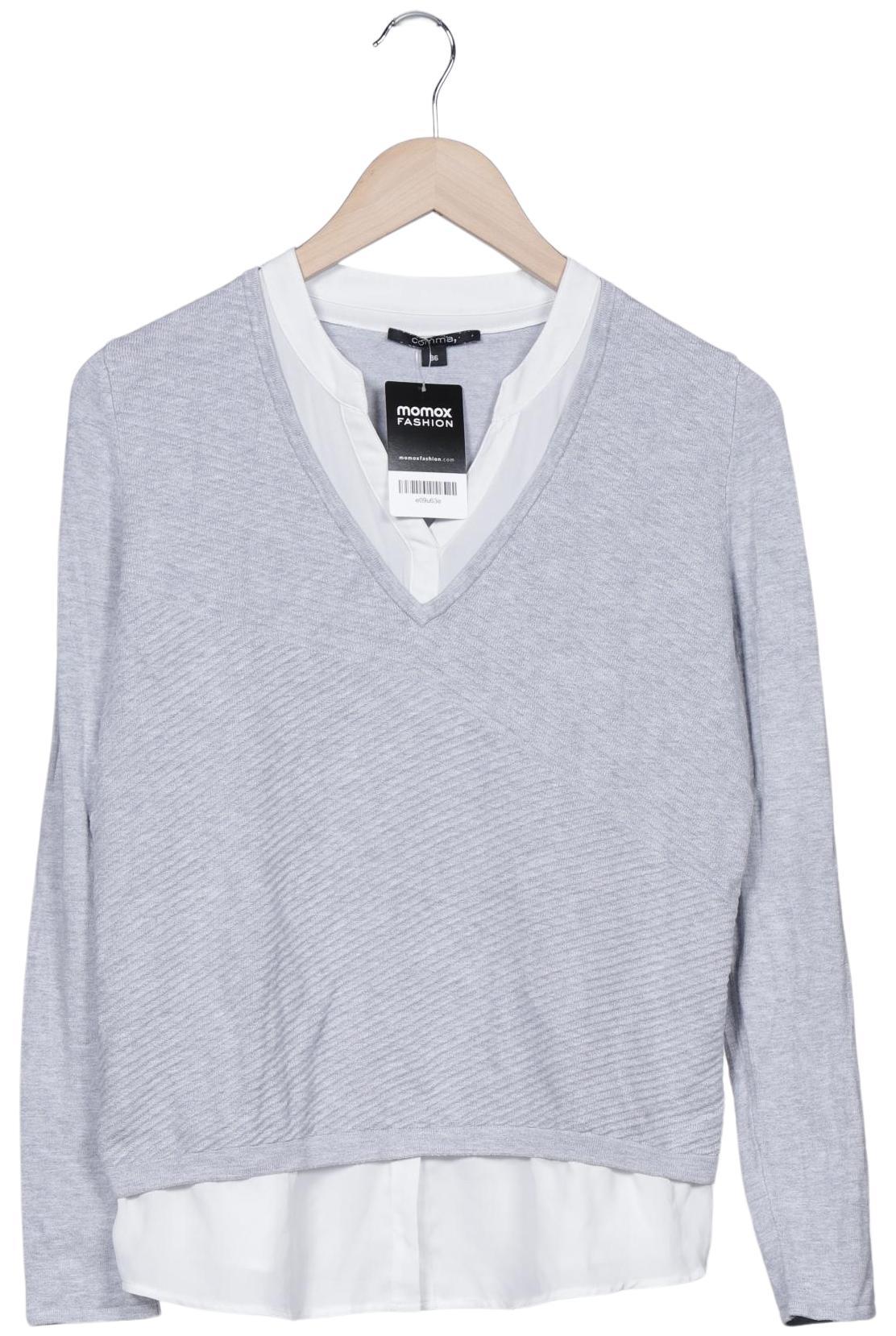 

Comma Damen Pullover, grau, Gr. 36
