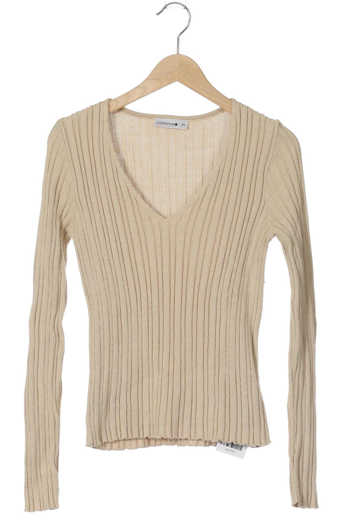 

Comma Damen Pullover, beige, Gr. 34