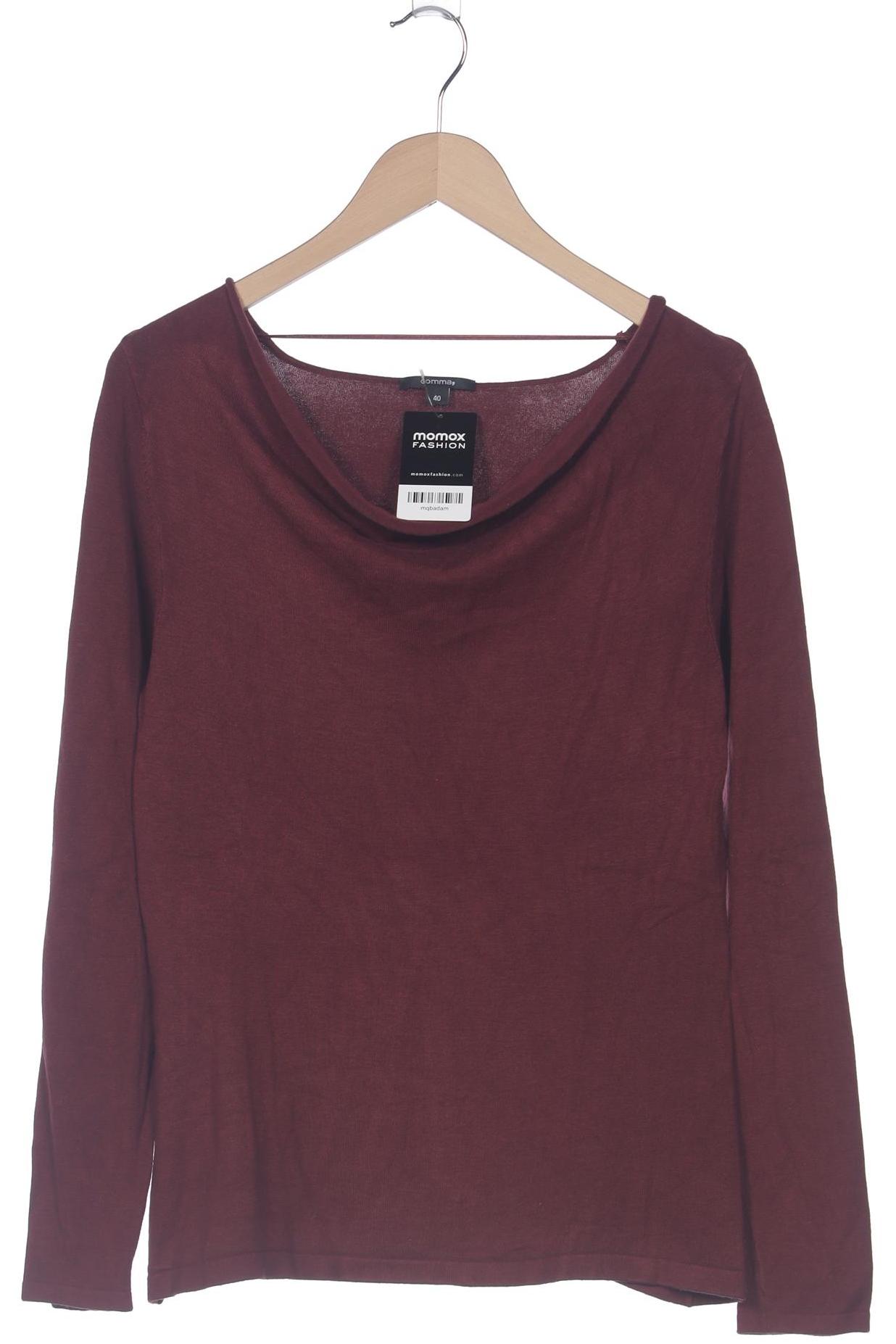 

Comma Damen Pullover, bordeaux, Gr. 40