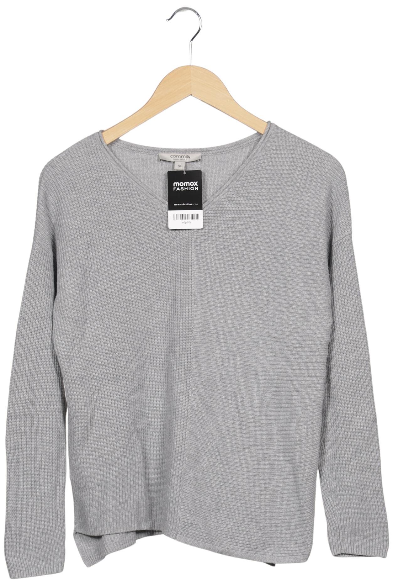 

Comma Damen Pullover, grau, Gr. 34