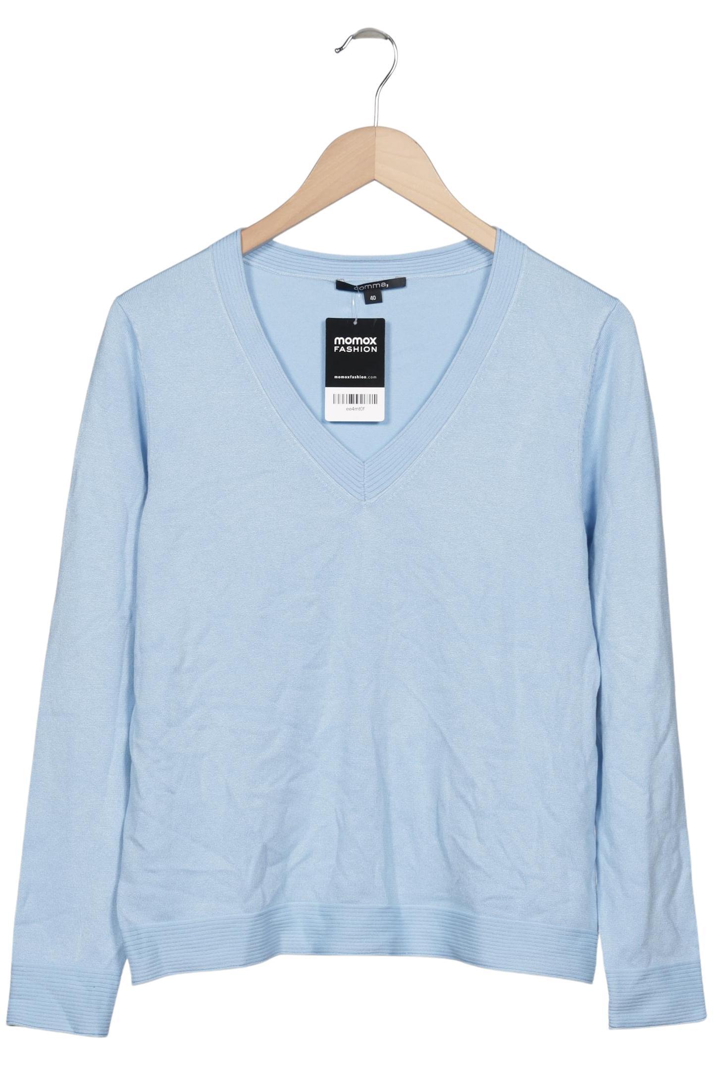

Comma Damen Pullover, hellblau, Gr. 40