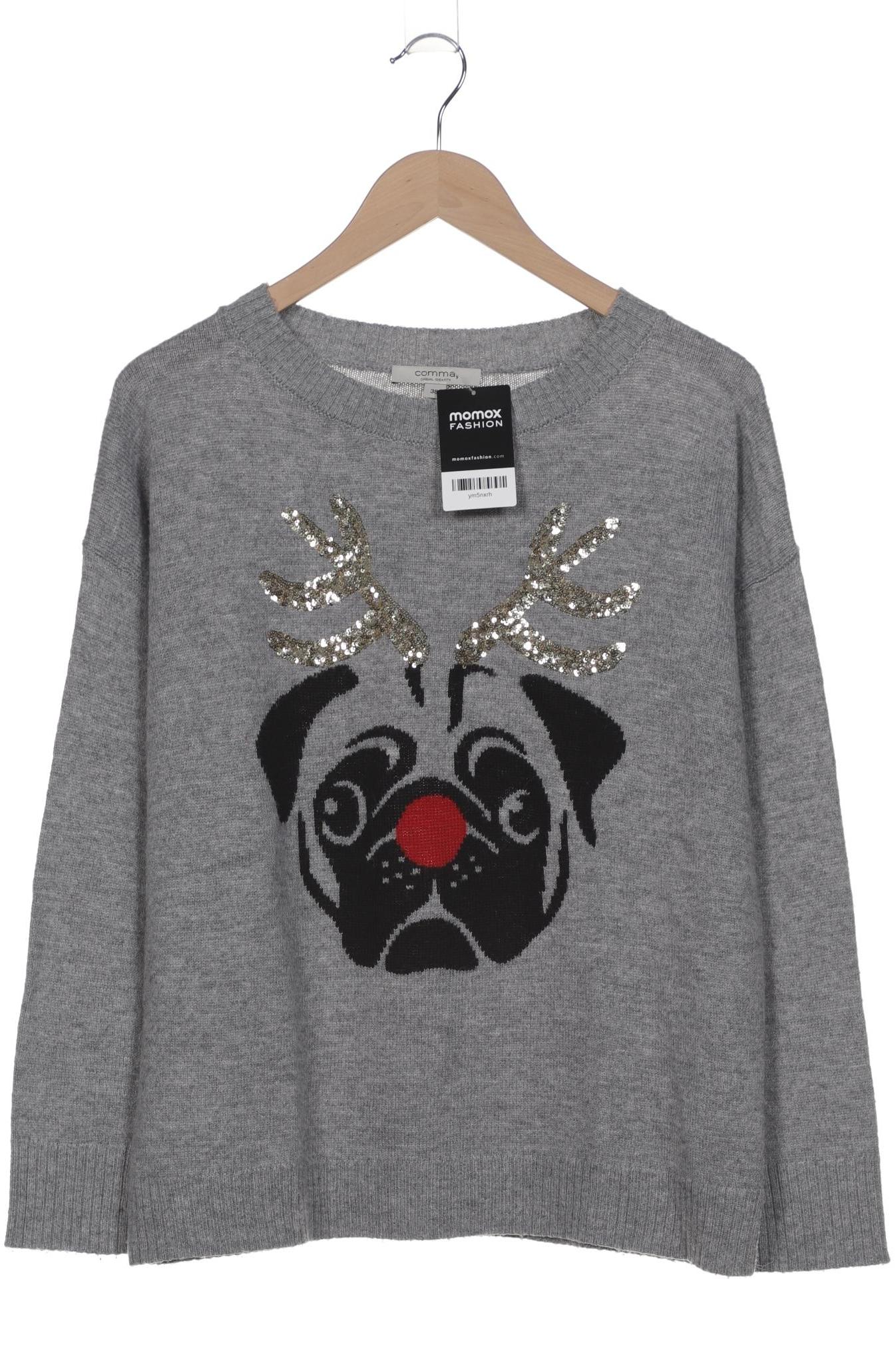 

Comma Damen Pullover, grau, Gr. 38
