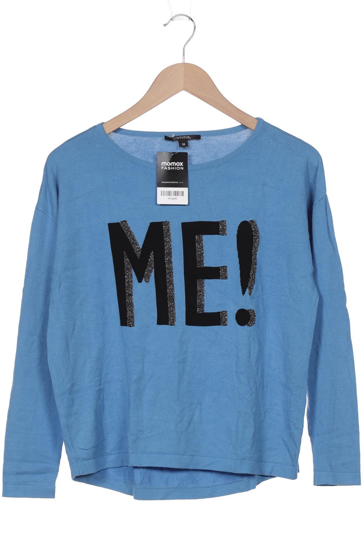 

Comma Damen Pullover, blau