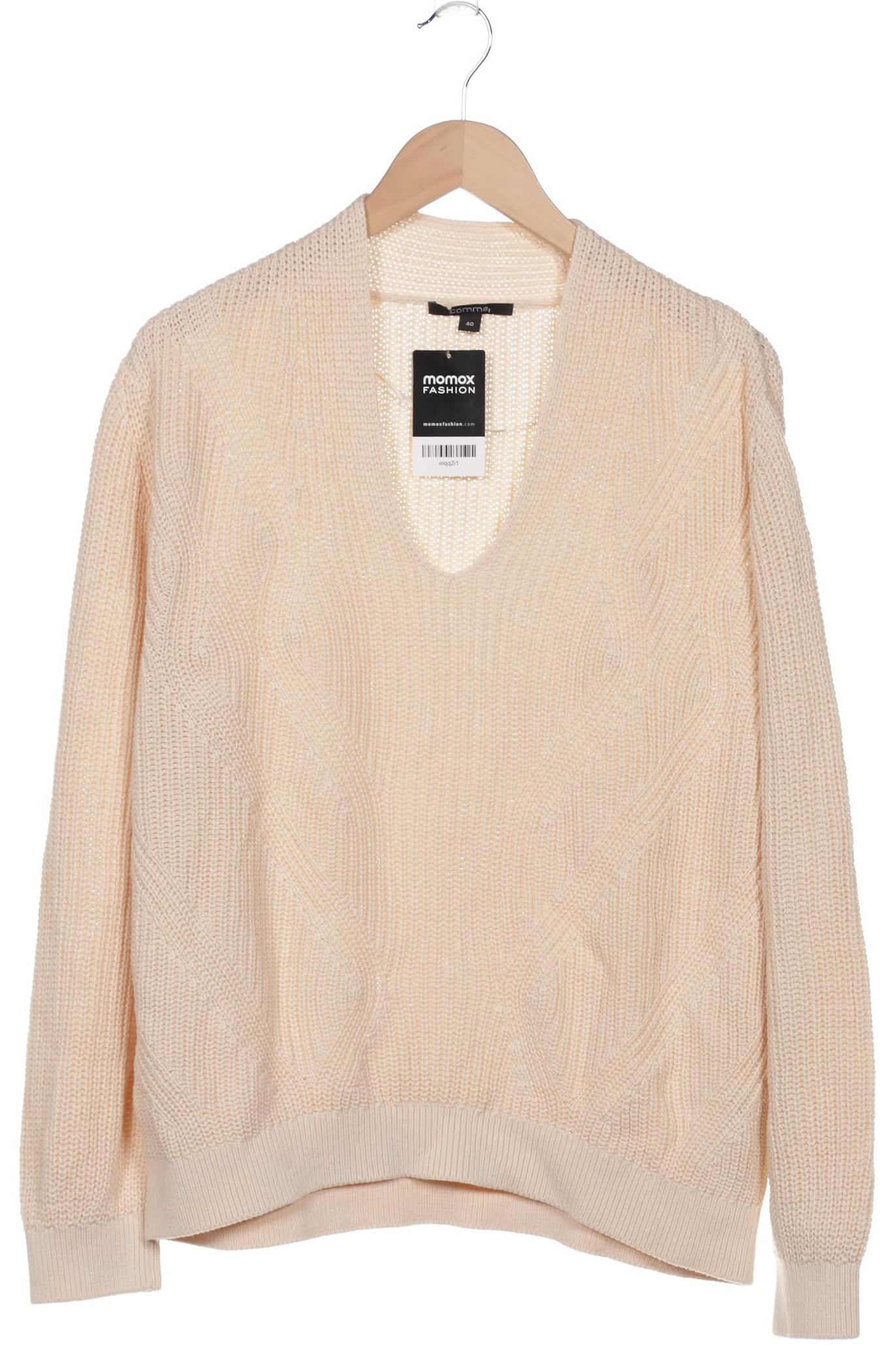 

Comma Damen Pullover, beige, Gr. 40