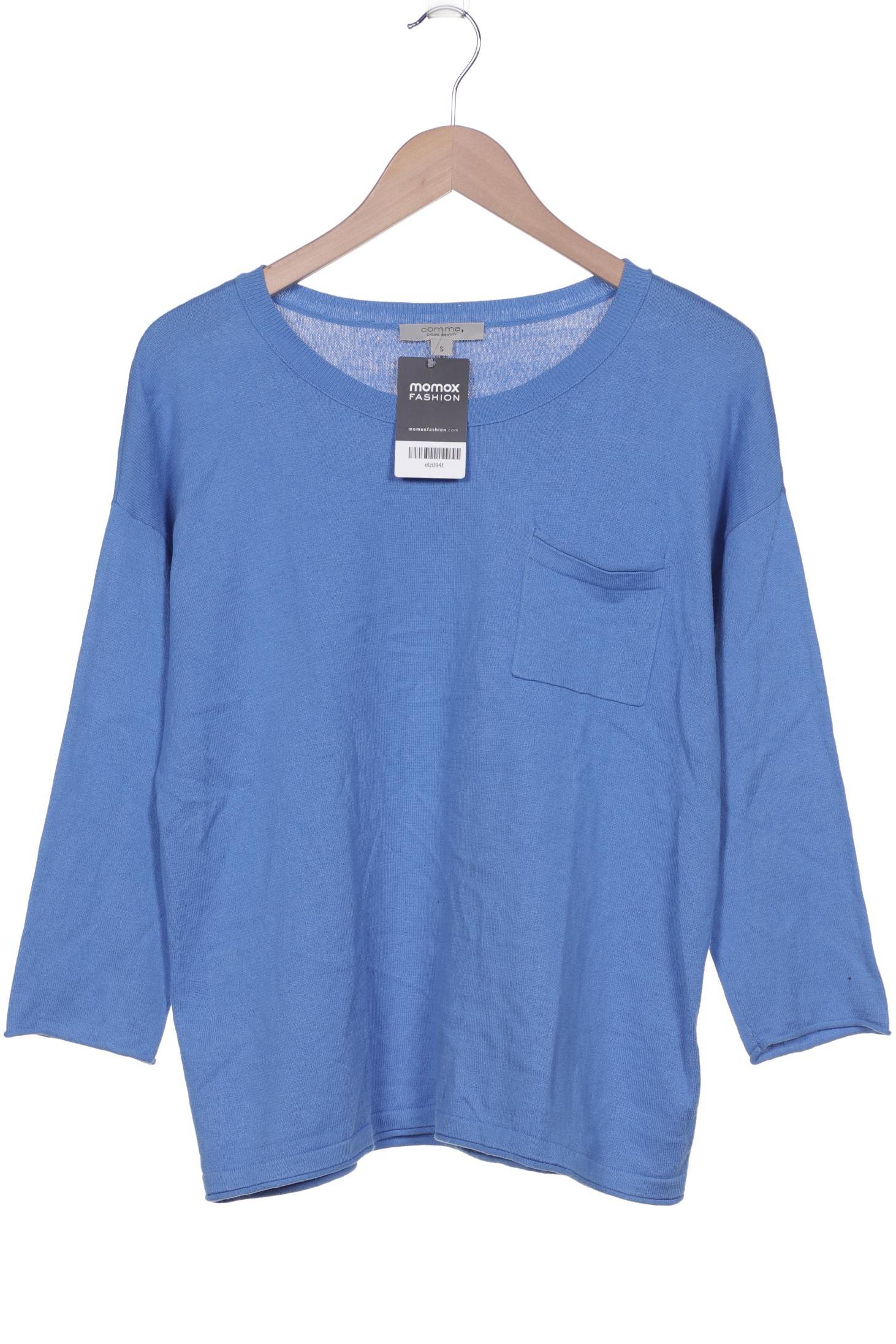 

Comma Damen Pullover, blau