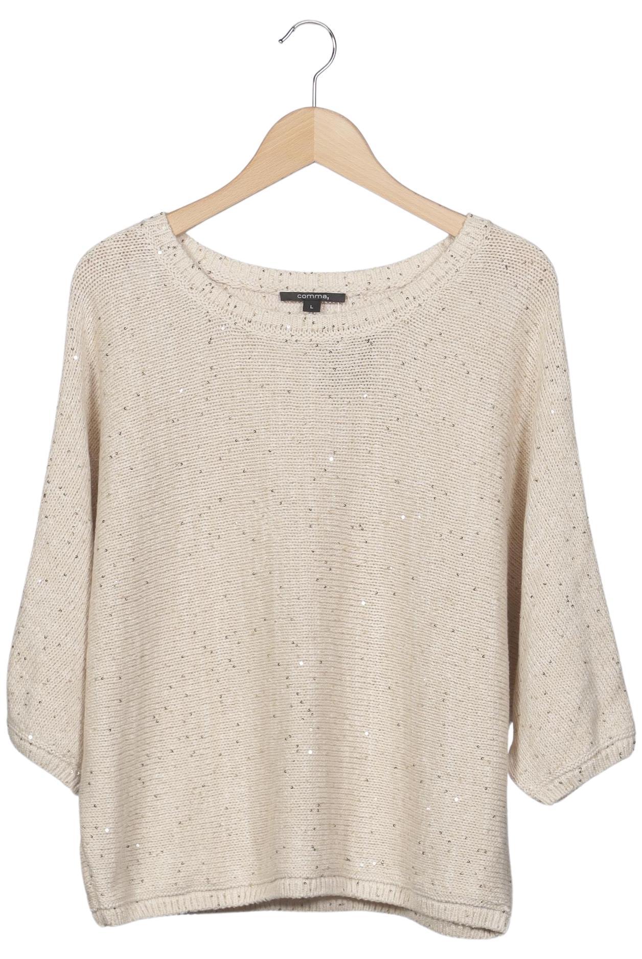 

Comma Damen Pullover, beige, Gr. 42