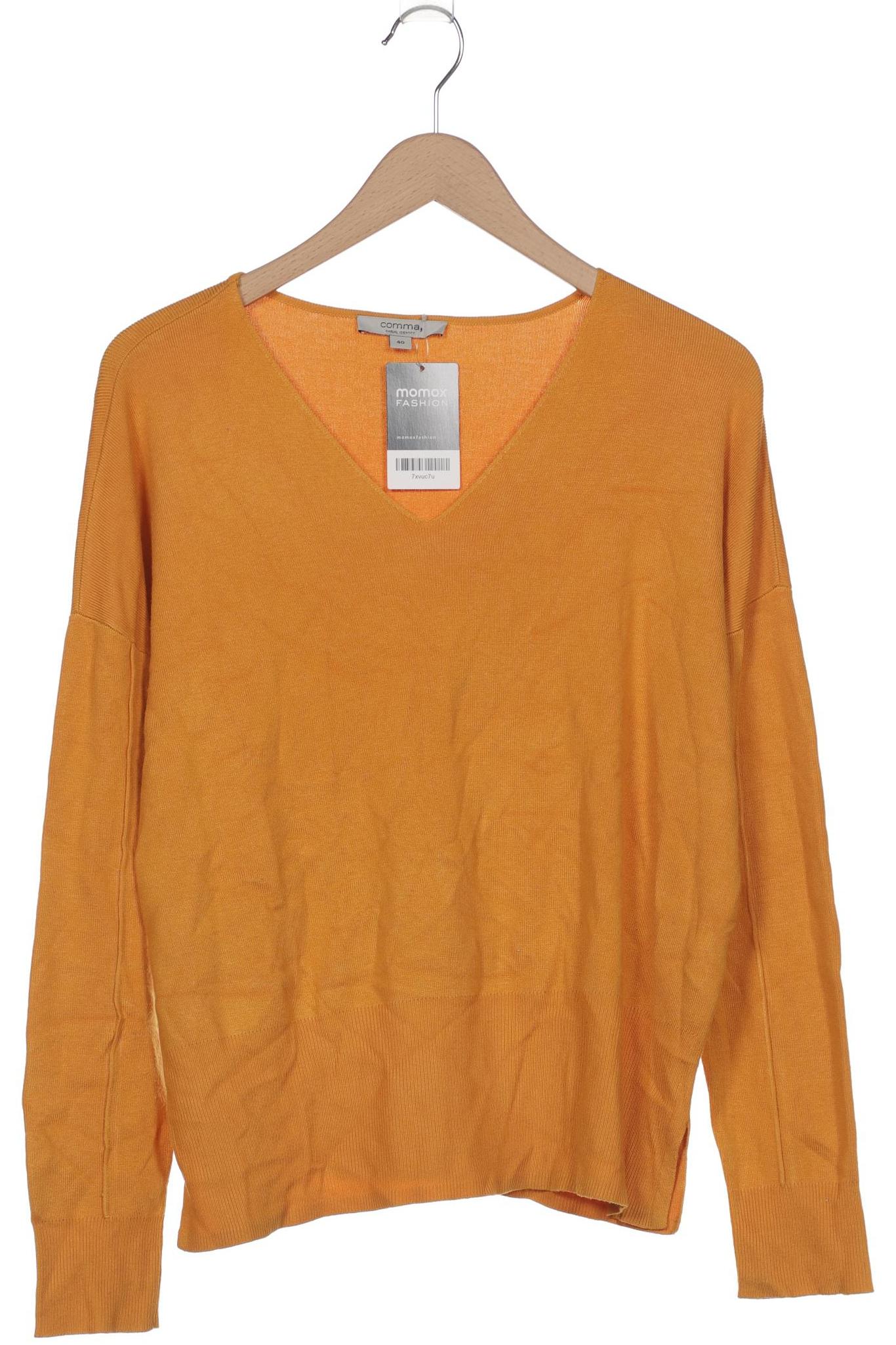 

Comma Damen Pullover, orange, Gr. 40